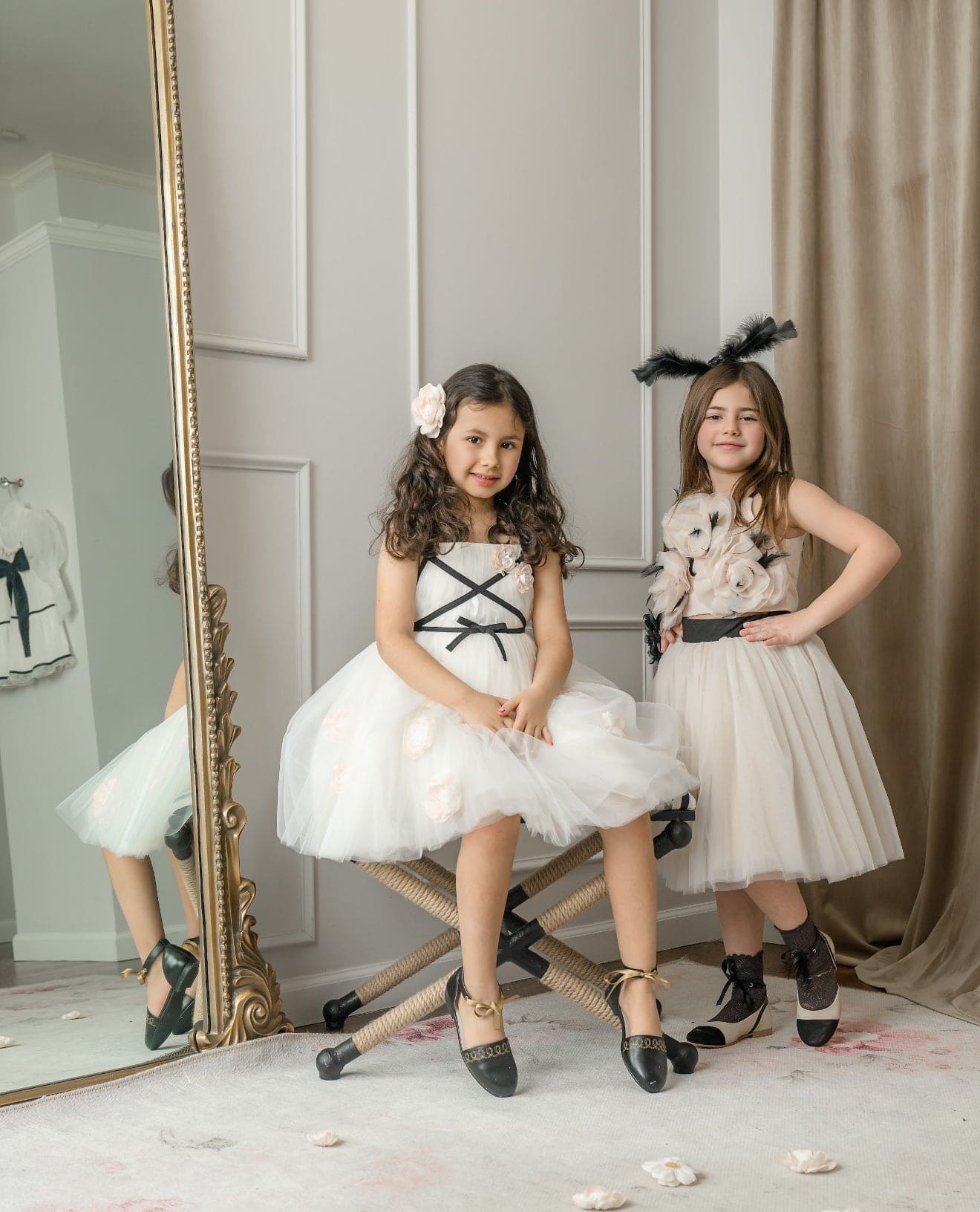 Coco-Caramel Tulle Skirt - Petite Maison Kids