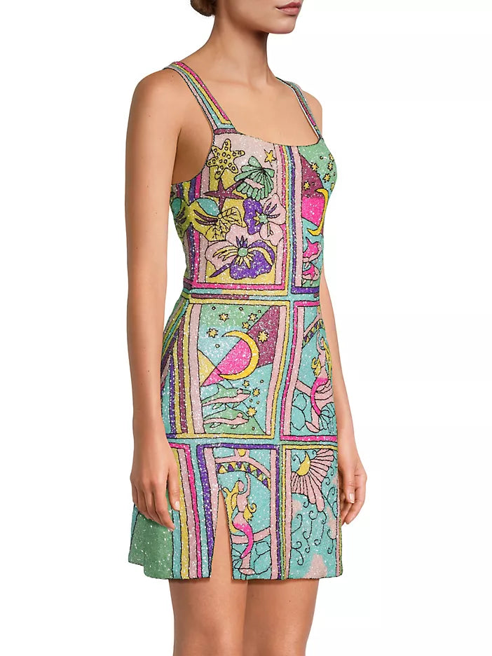 TALIA DRESS MERMAID | OCEANUS