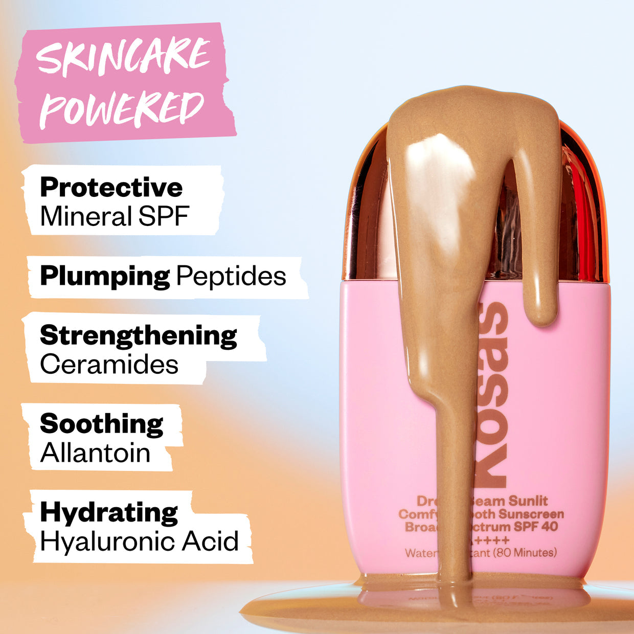 Mini DreamBeam SPF 40 PA++++ Comfy Smooth Mineral Sunscreen in Sunlit (15 ml)