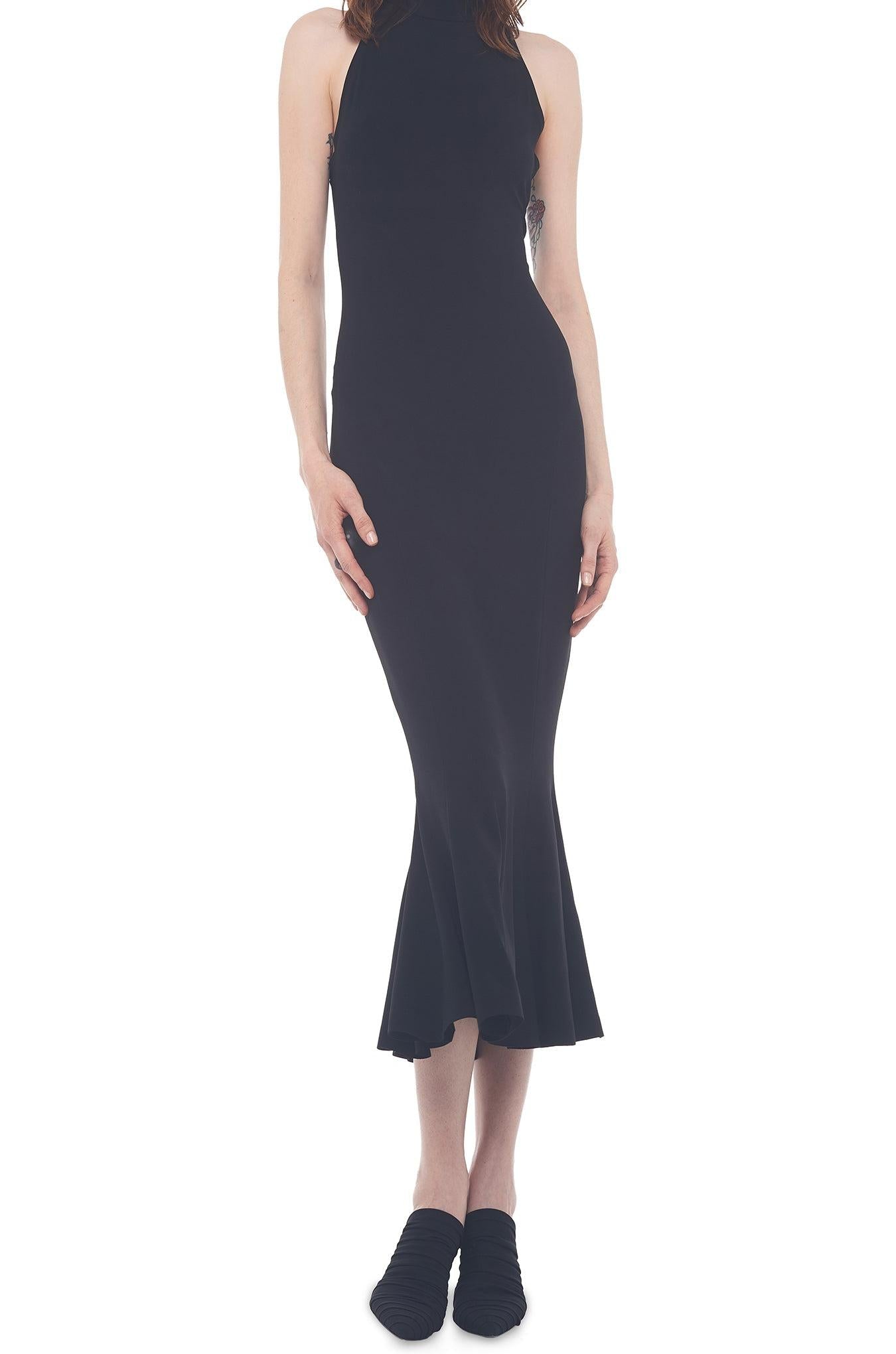 HALTER FISHTAIL DRESS