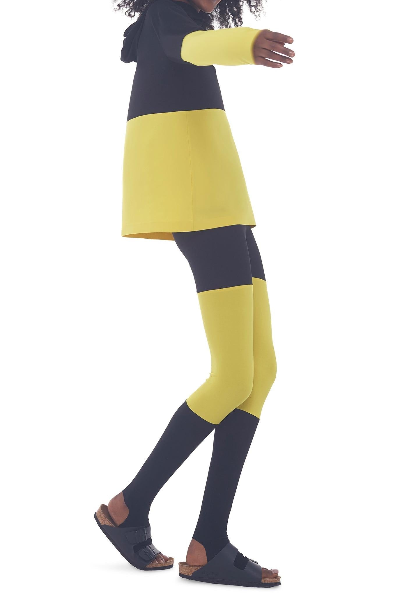 SPLICED SHORT BF HOODED TOP