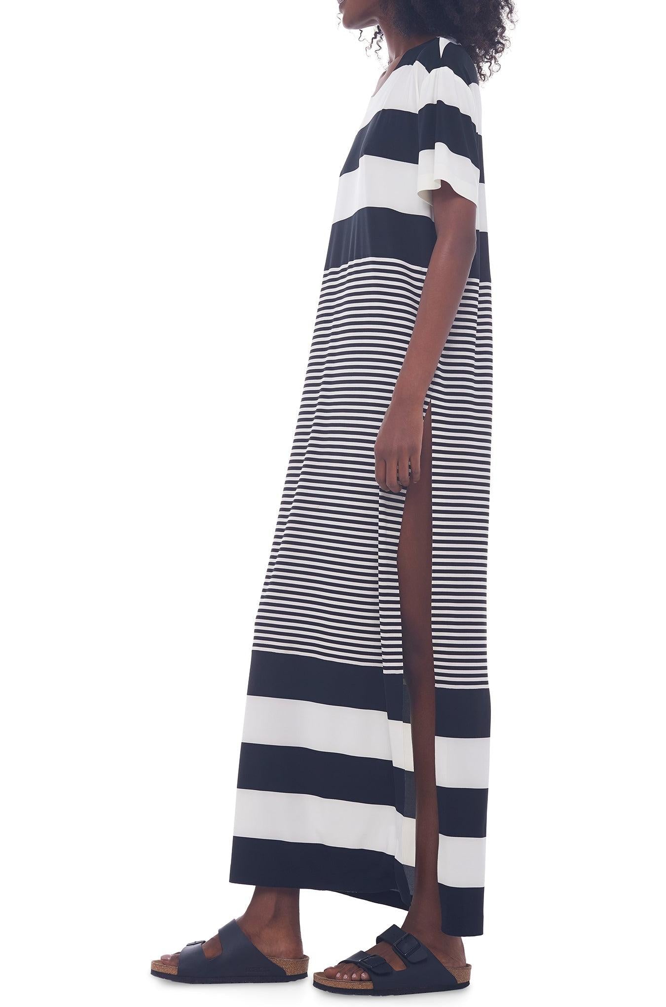 SPLICED BOXY DRESS