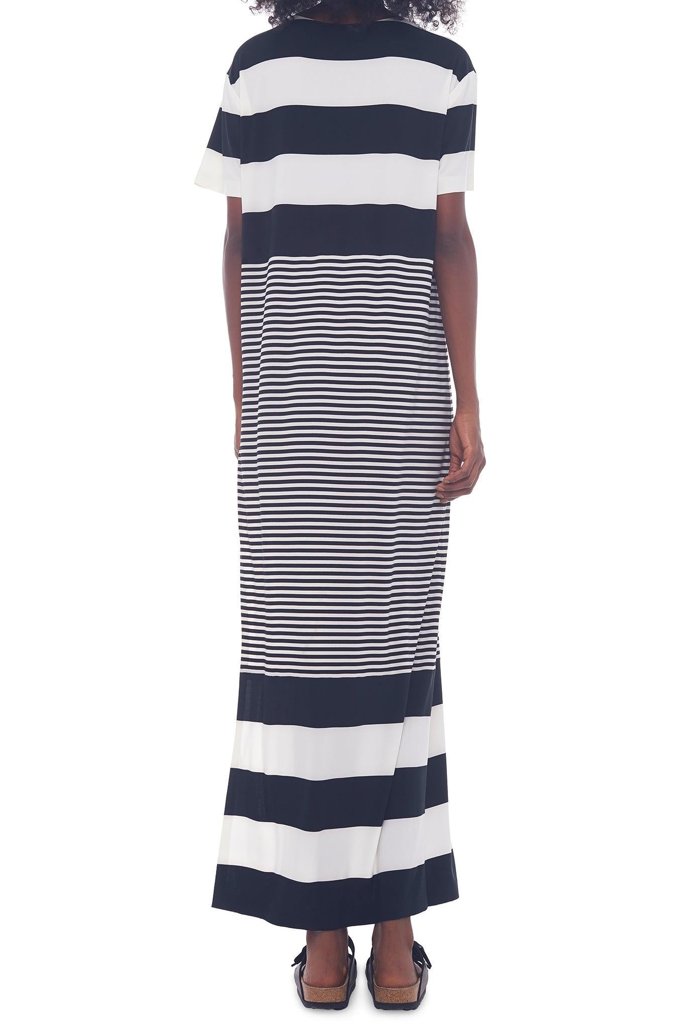 SPLICED BOXY DRESS