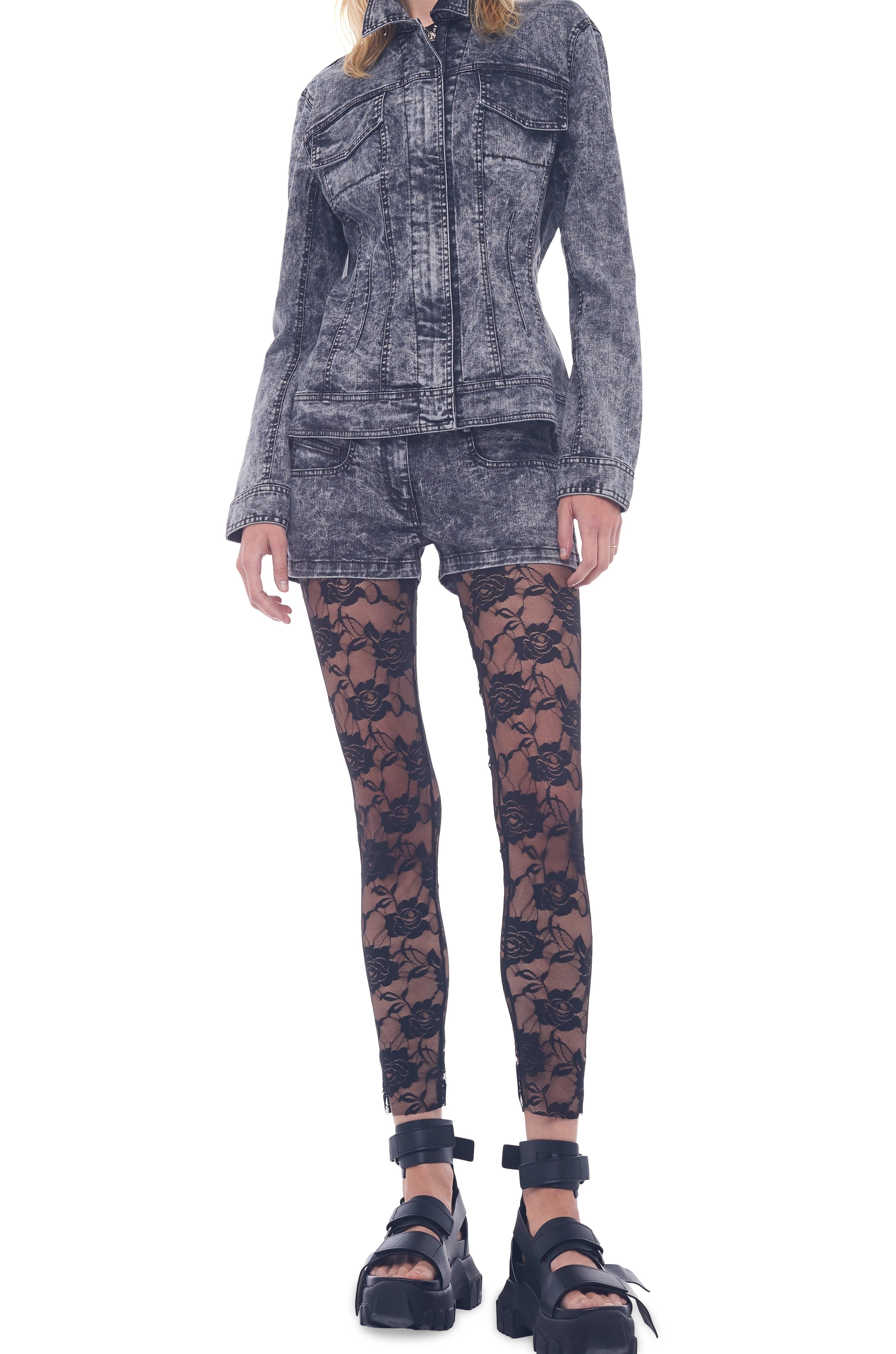 BOOT LEG JEAN SHORT