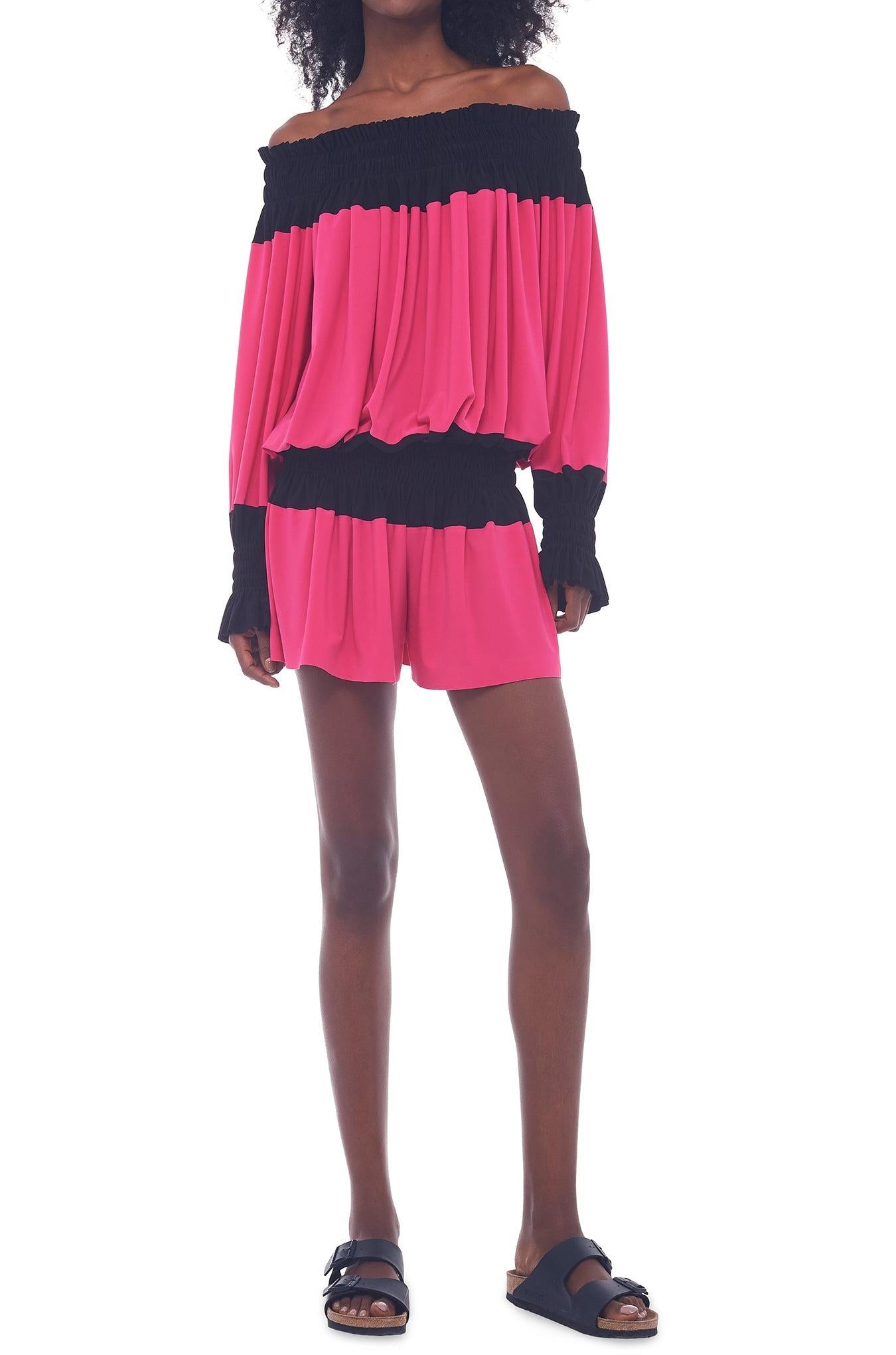 SPLICED PEASANT JUMPSHORT