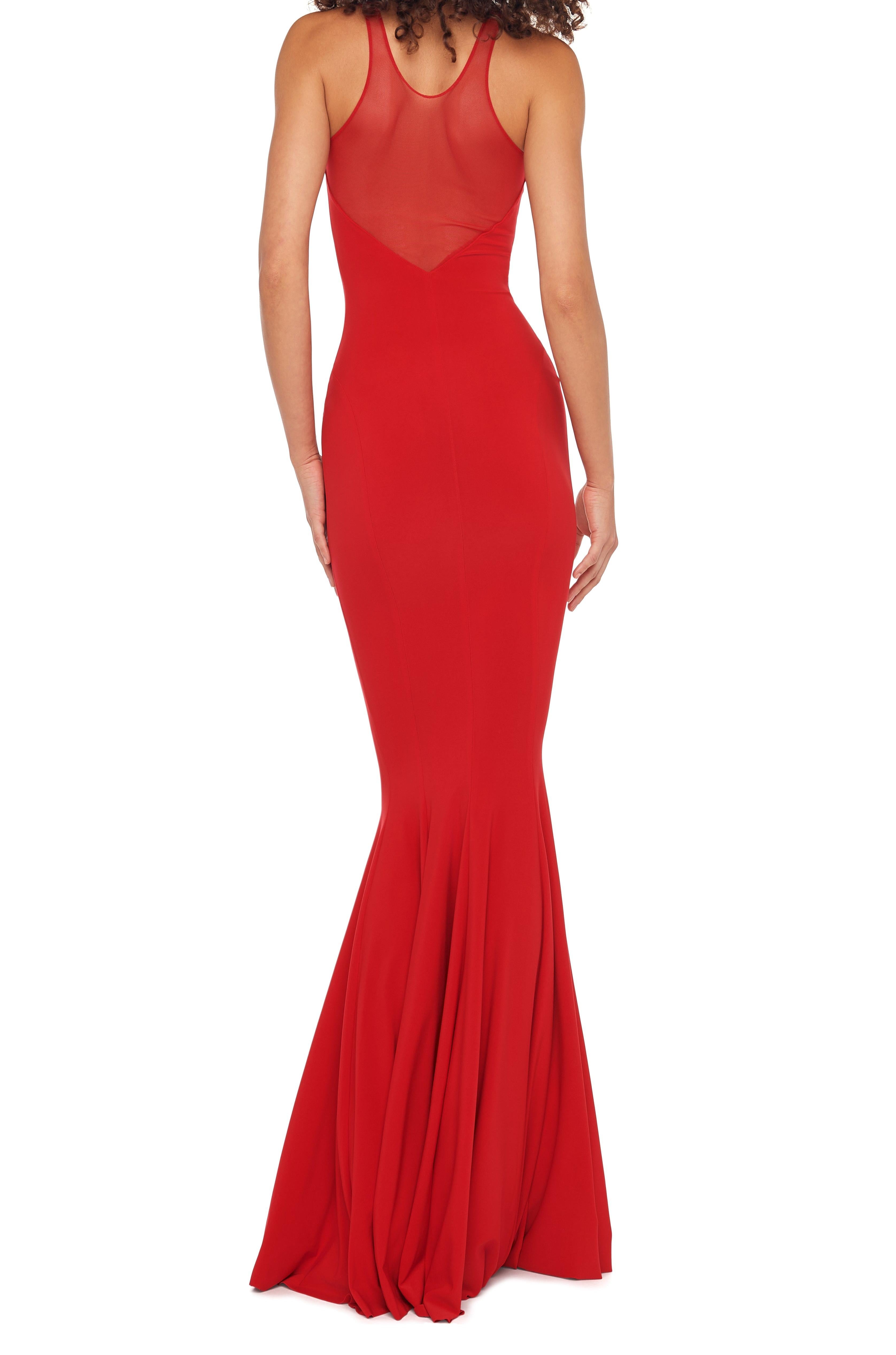 RACER FISHTAIL GOWN