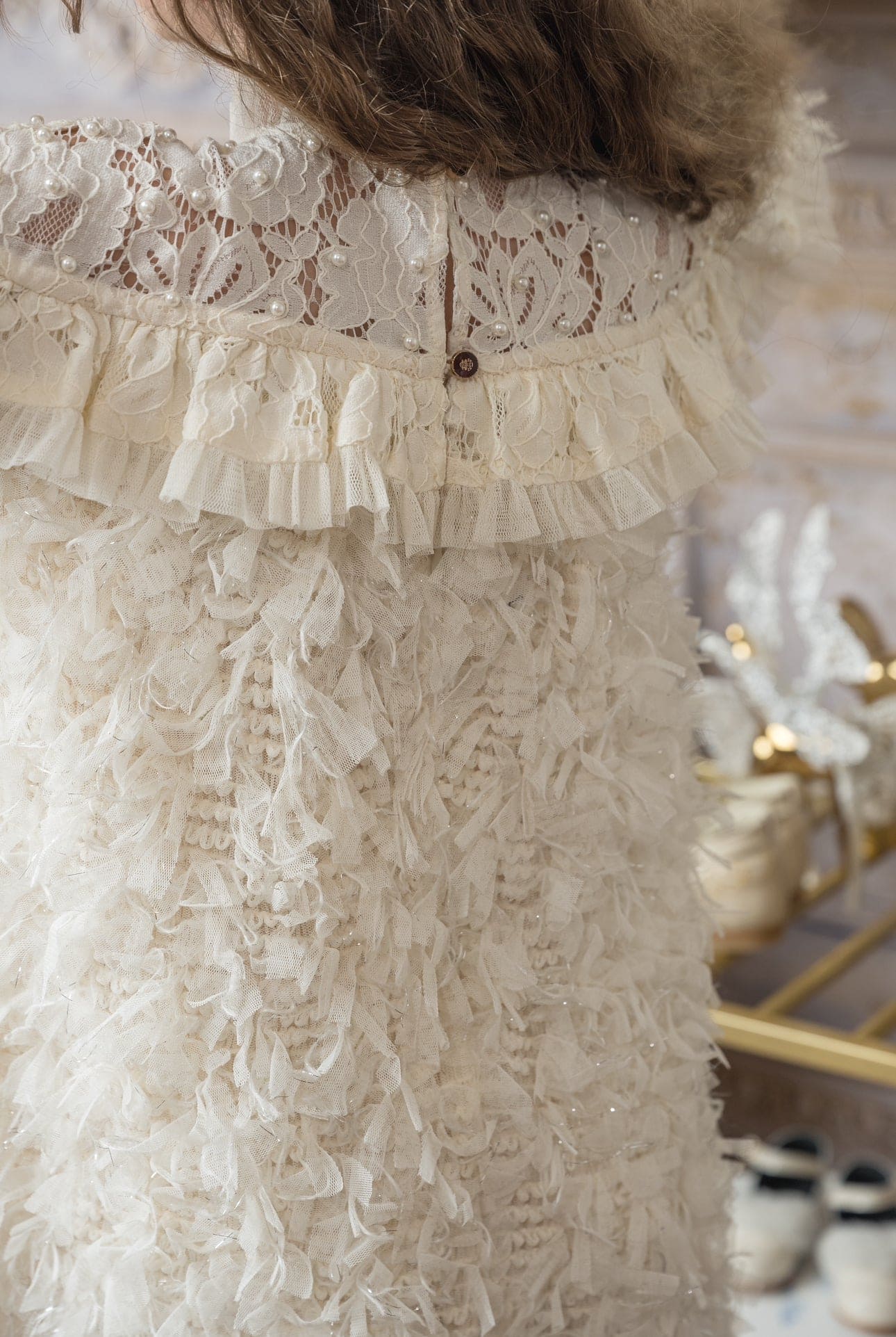 Ivanna Ivory Dress - Petite Maison Kids