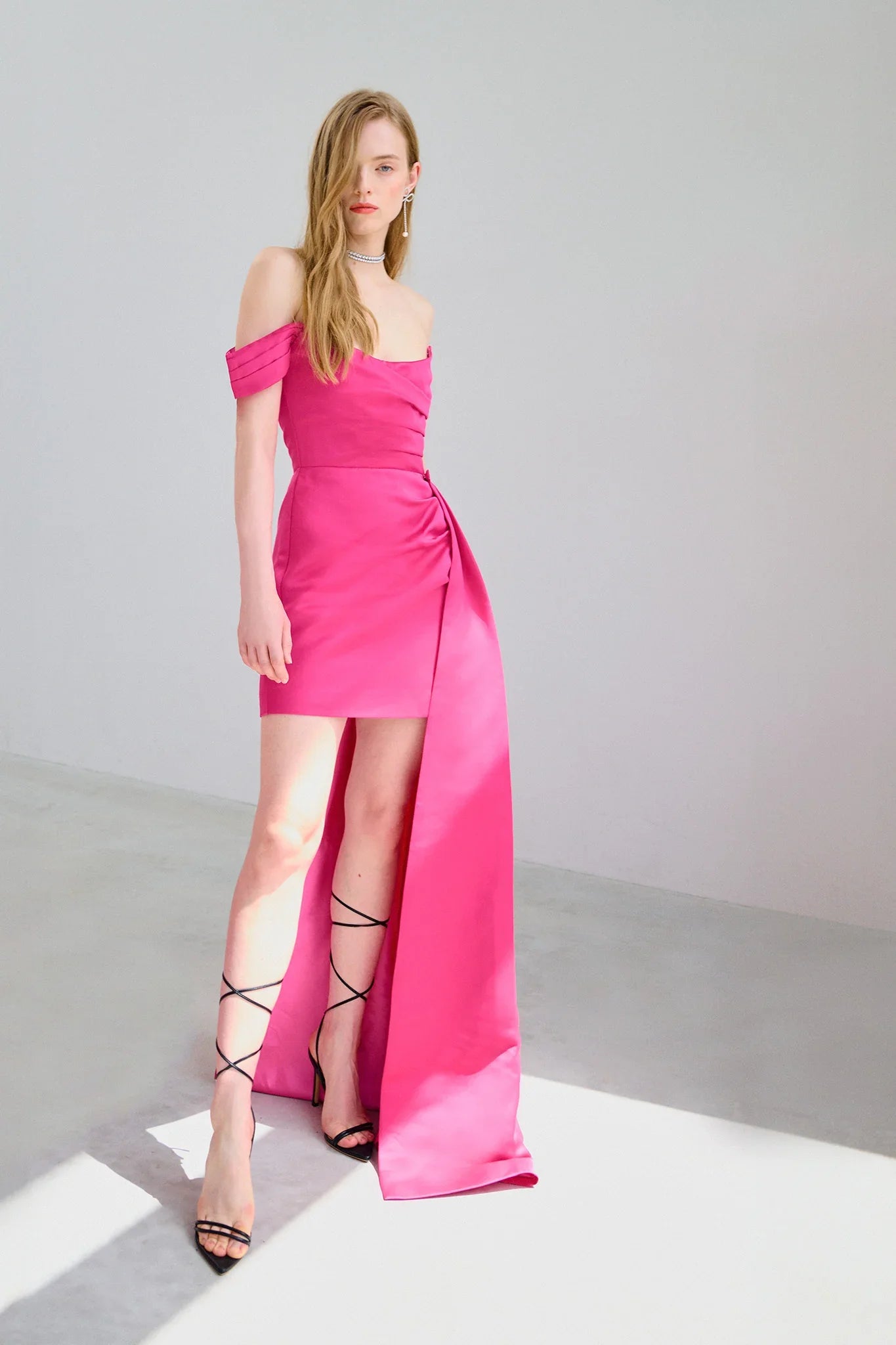 Brenda Dress - Hot Pink