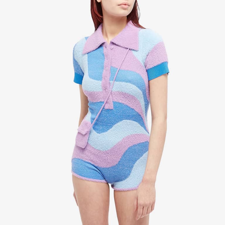 Good Vibration Body | Sea Blue And Parma Violet
