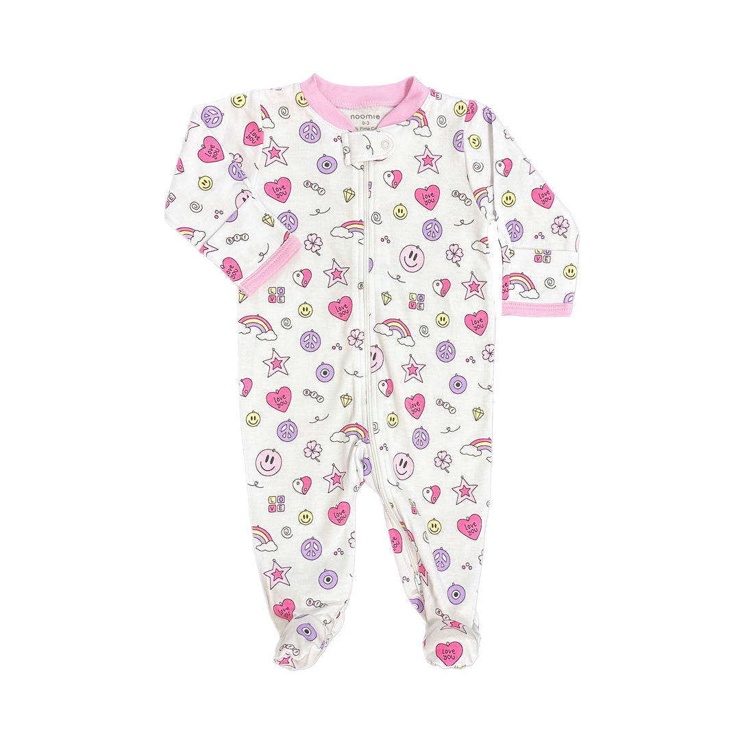 Zipper Footie Lucky Charm