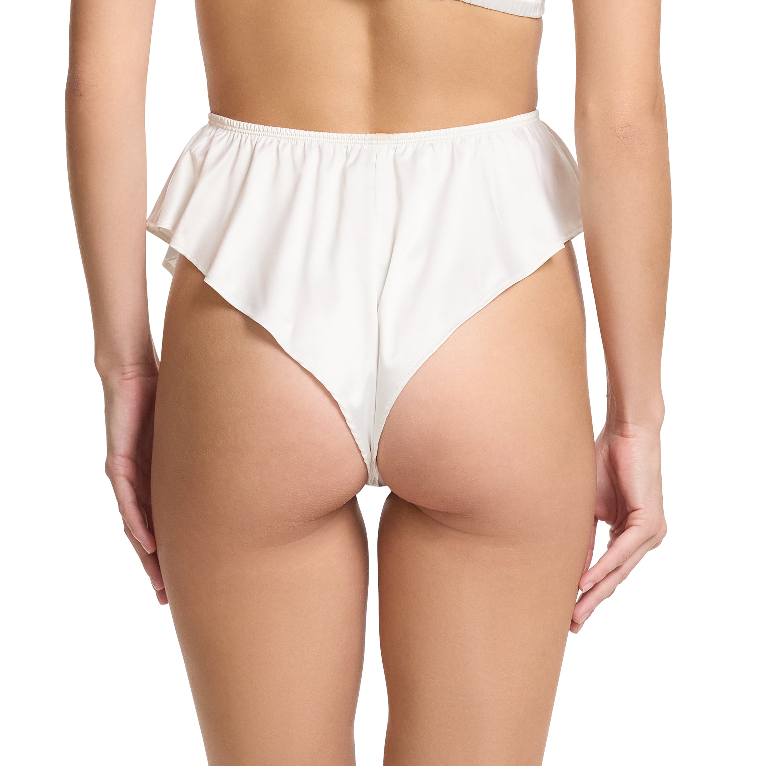 SATIN SLEEP FLUTTER TANGA