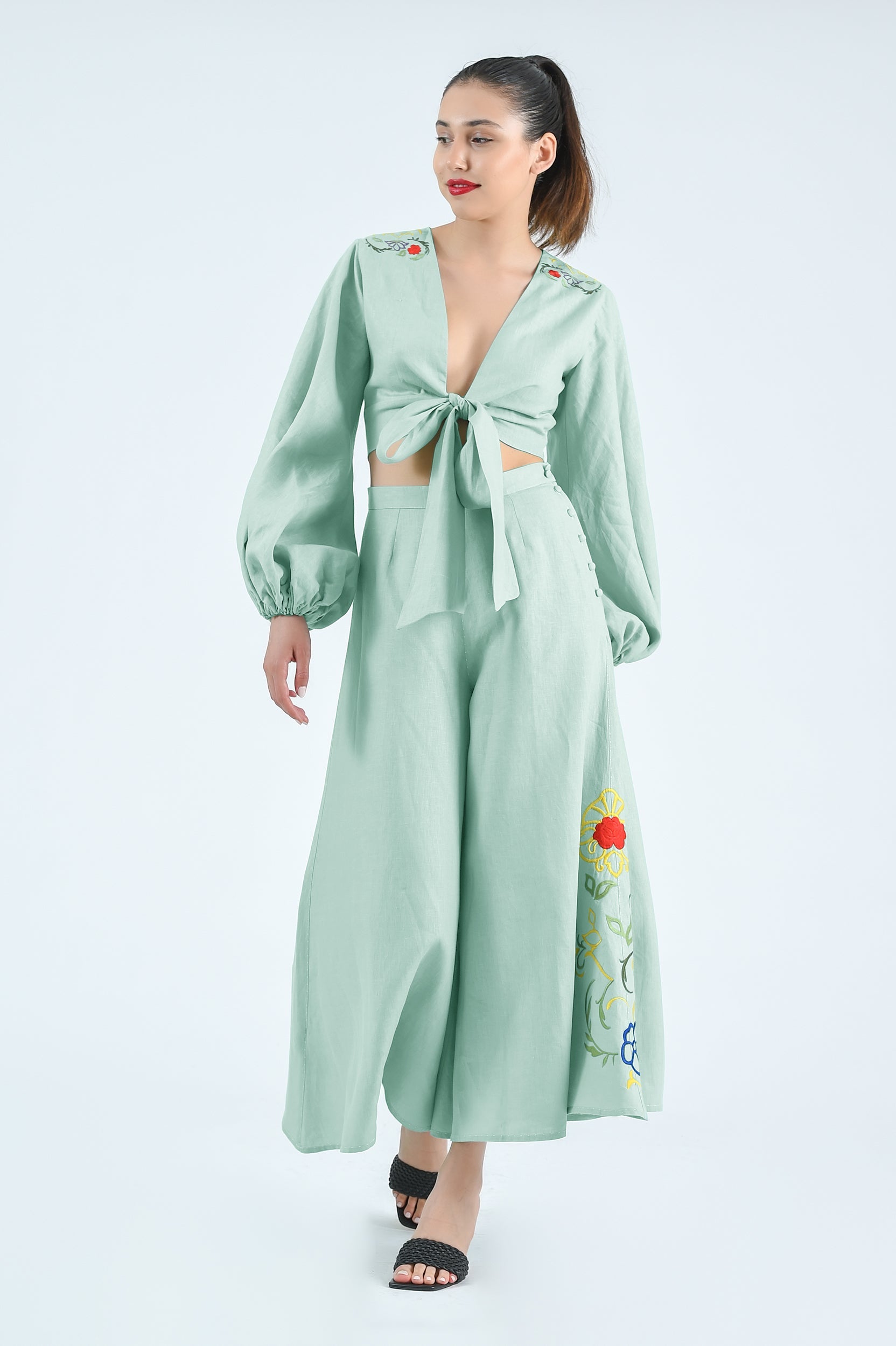 Esila Pants | Sage Leaf