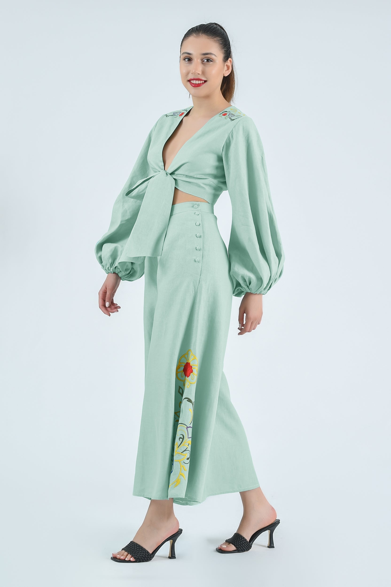 Esila Pants | Sage Leaf