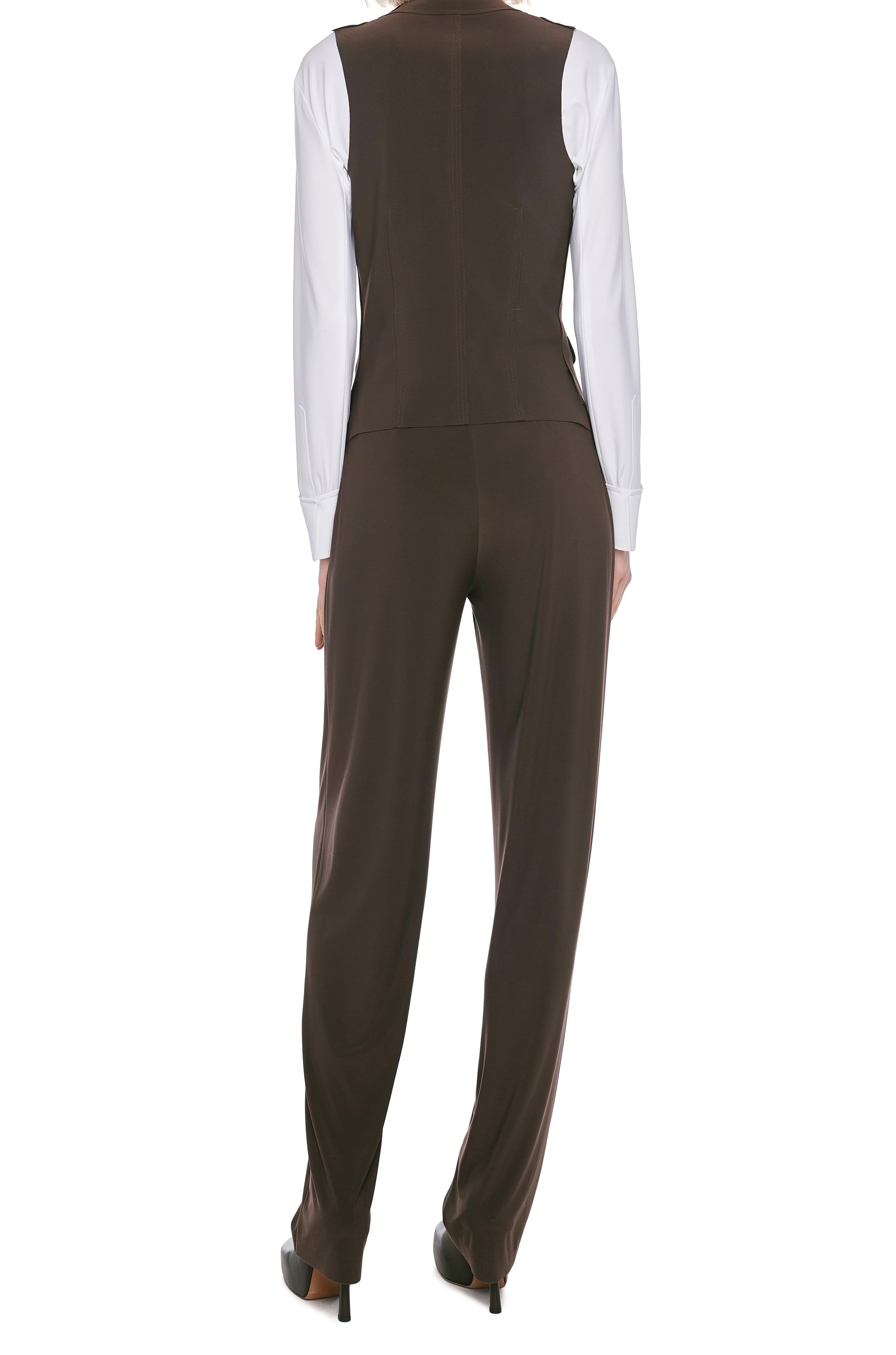 TAPERED PLEATED TROUSER