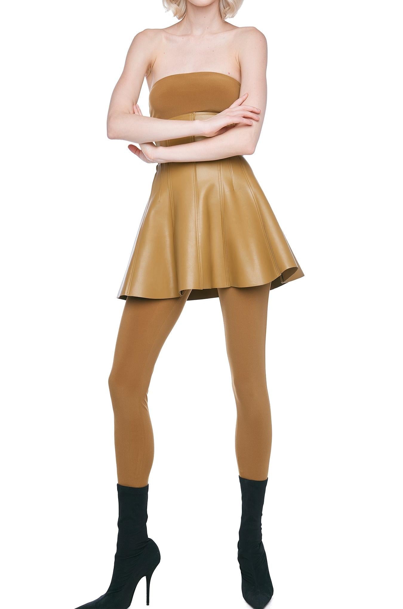 STRAPLESS CATSUIT W/ FOOTSIE
