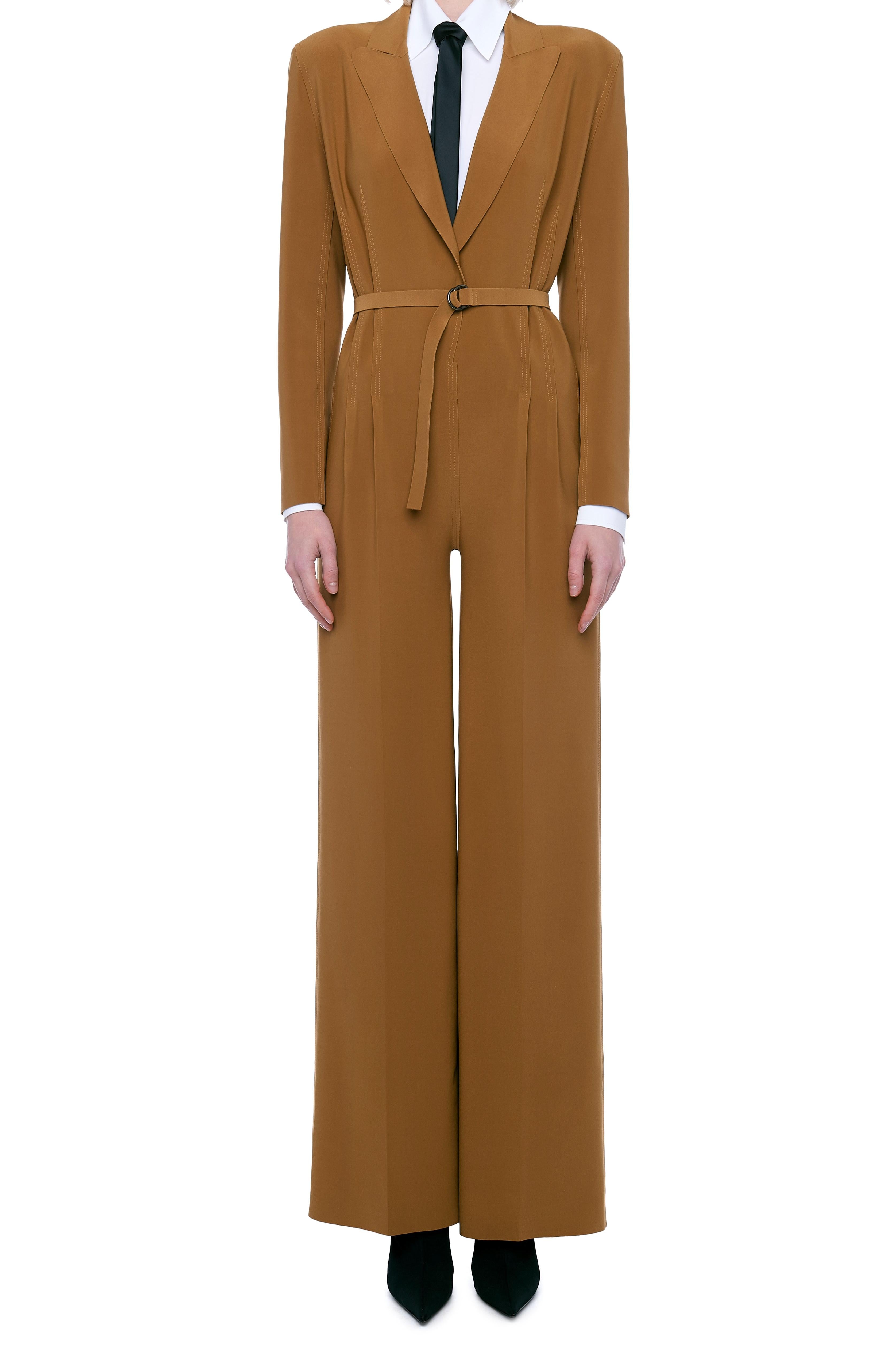 SINGLE BREASTED JUMPSUIT