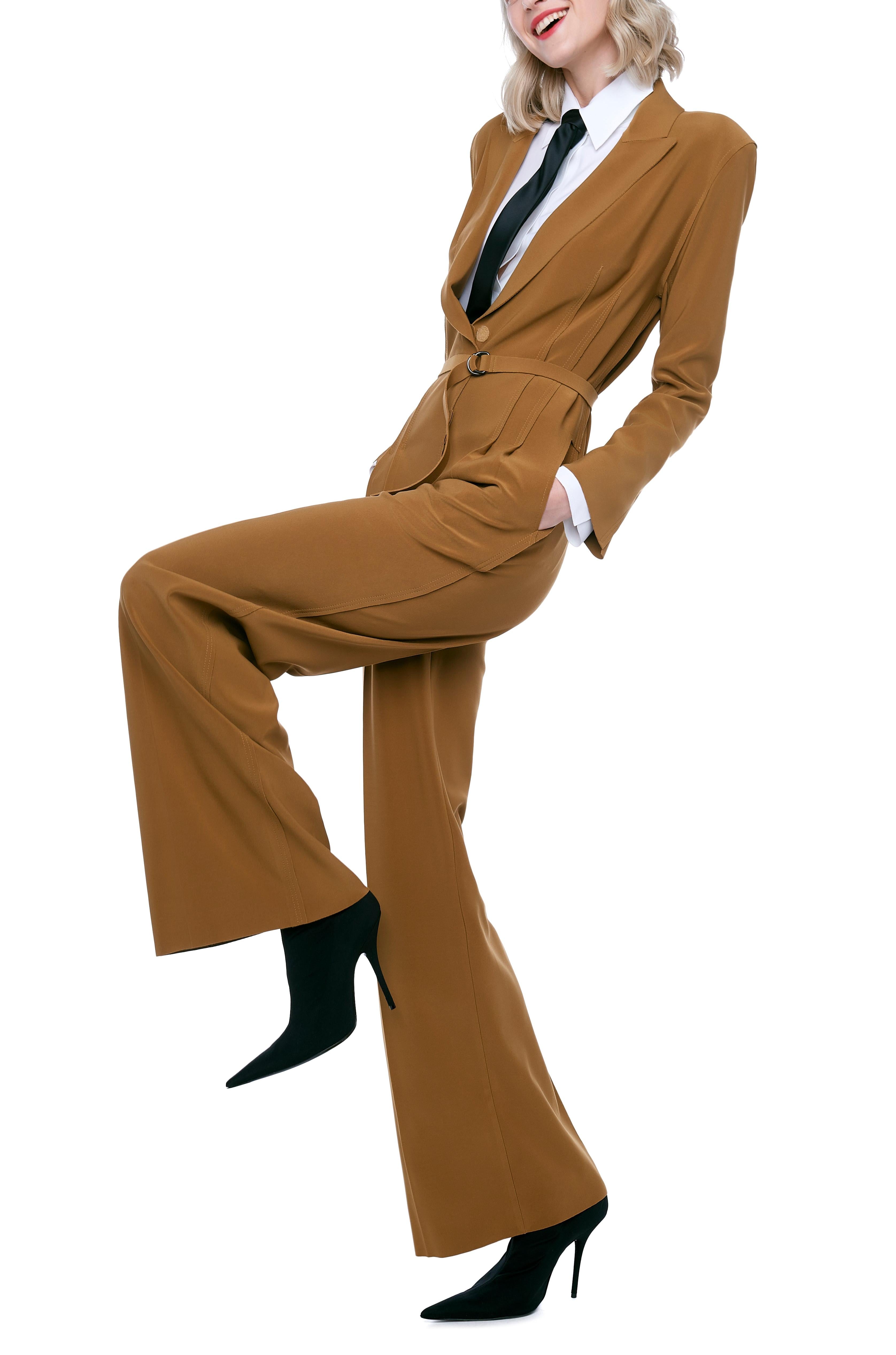 SINGLE BREASTED JUMPSUIT