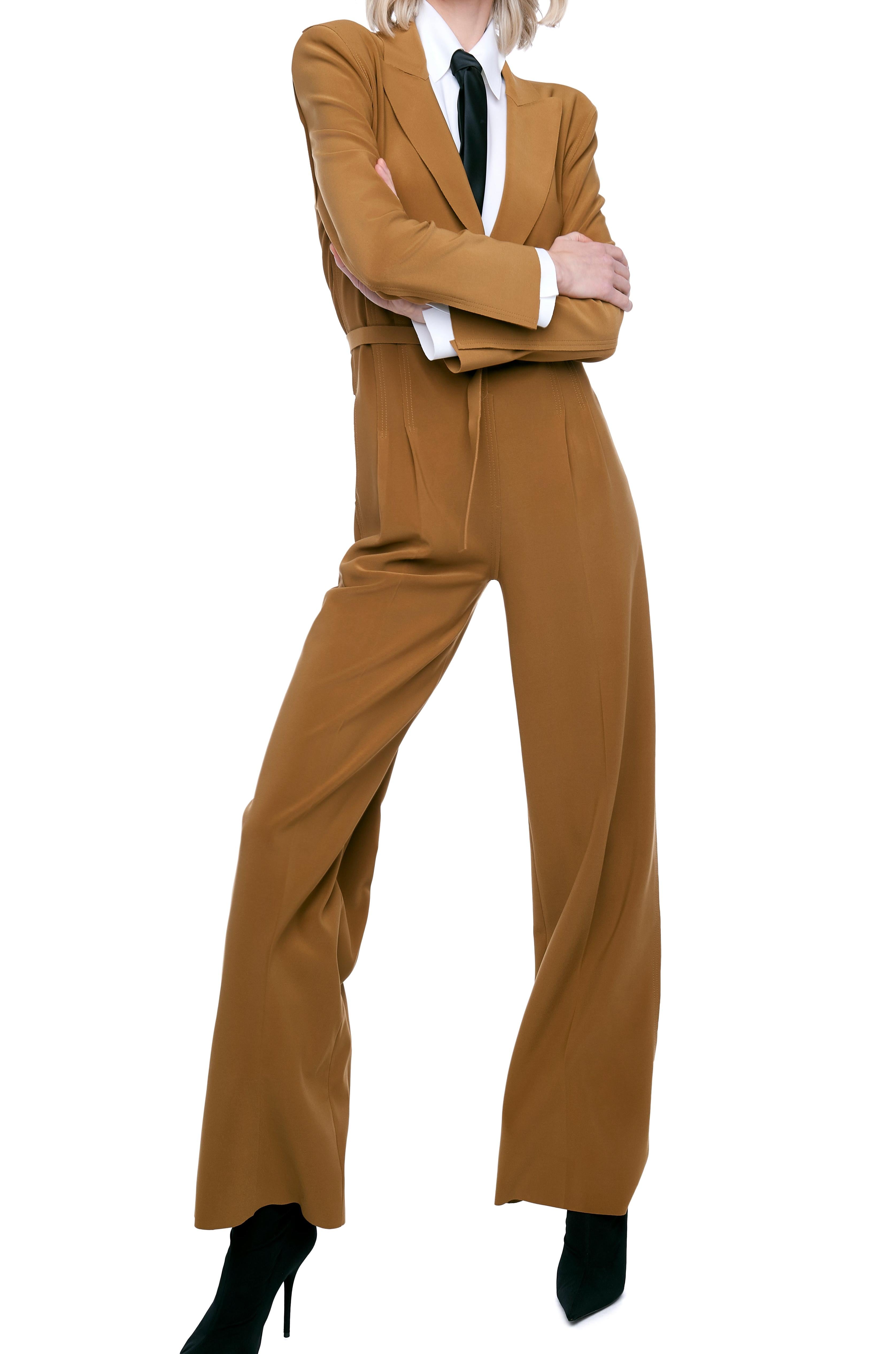 SINGLE BREASTED JUMPSUIT