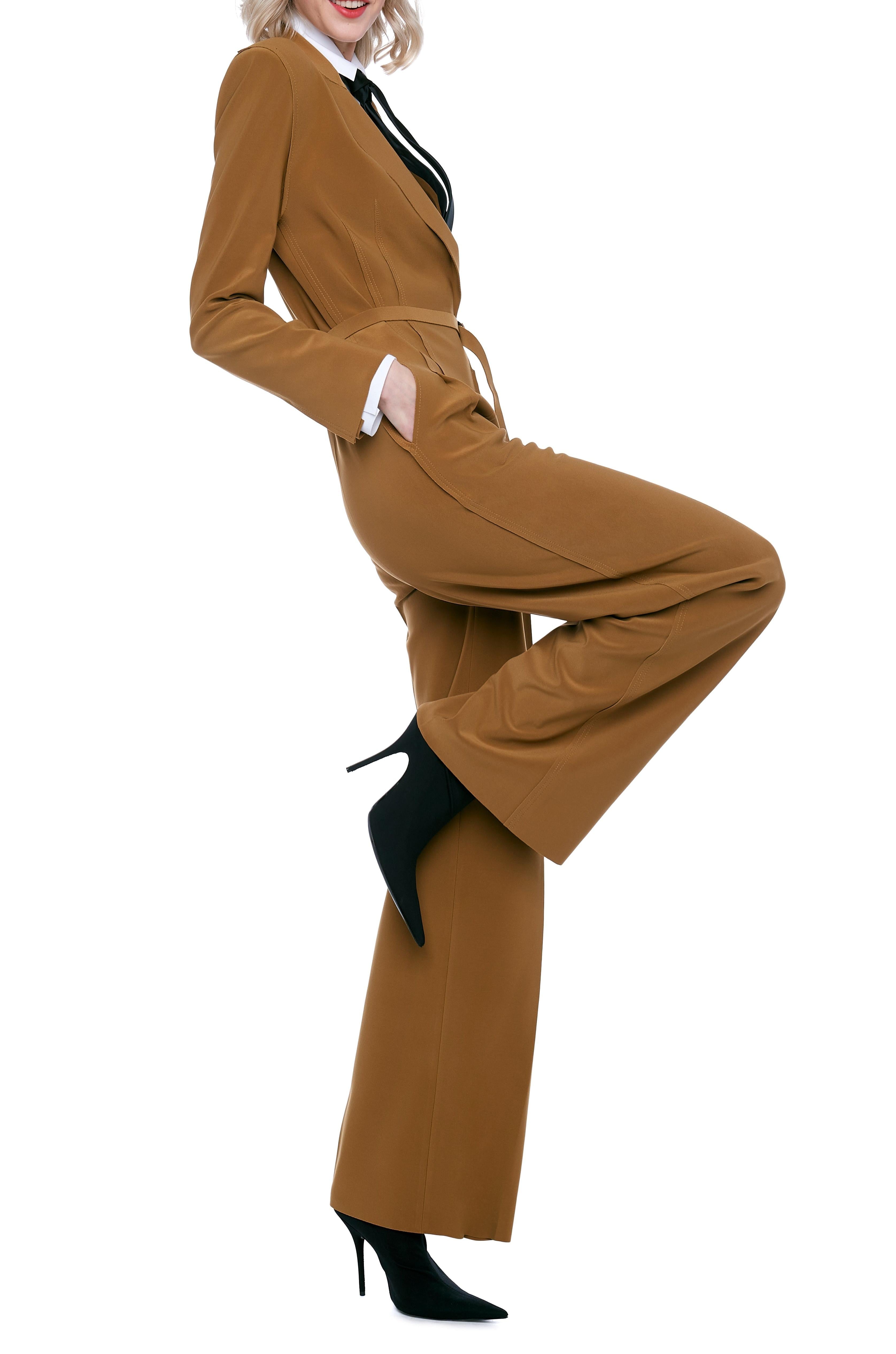 SINGLE BREASTED JUMPSUIT