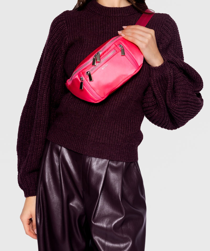 Sling Small Nylon In Hot Pink
