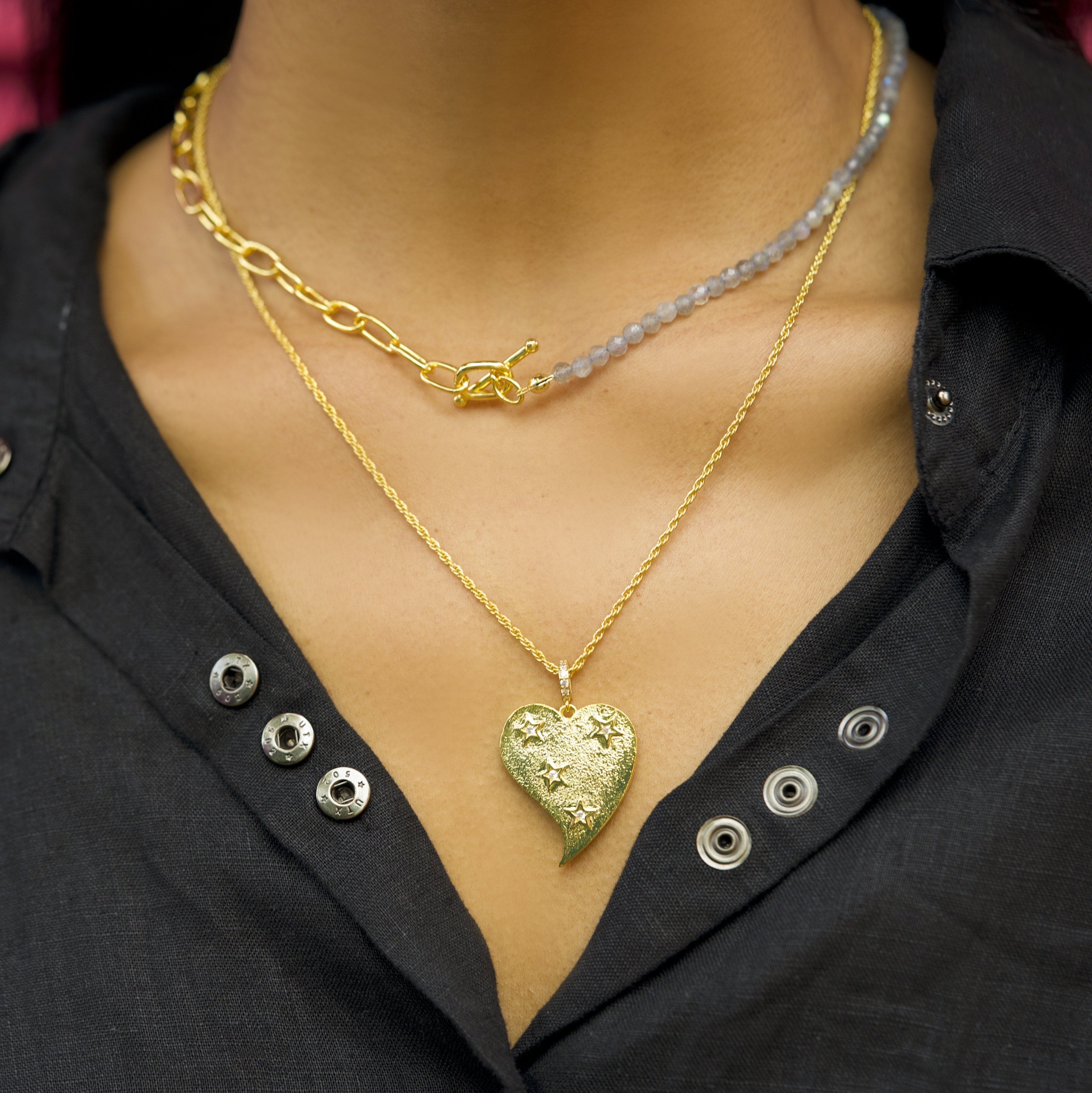 Twinkle Heart Necklace