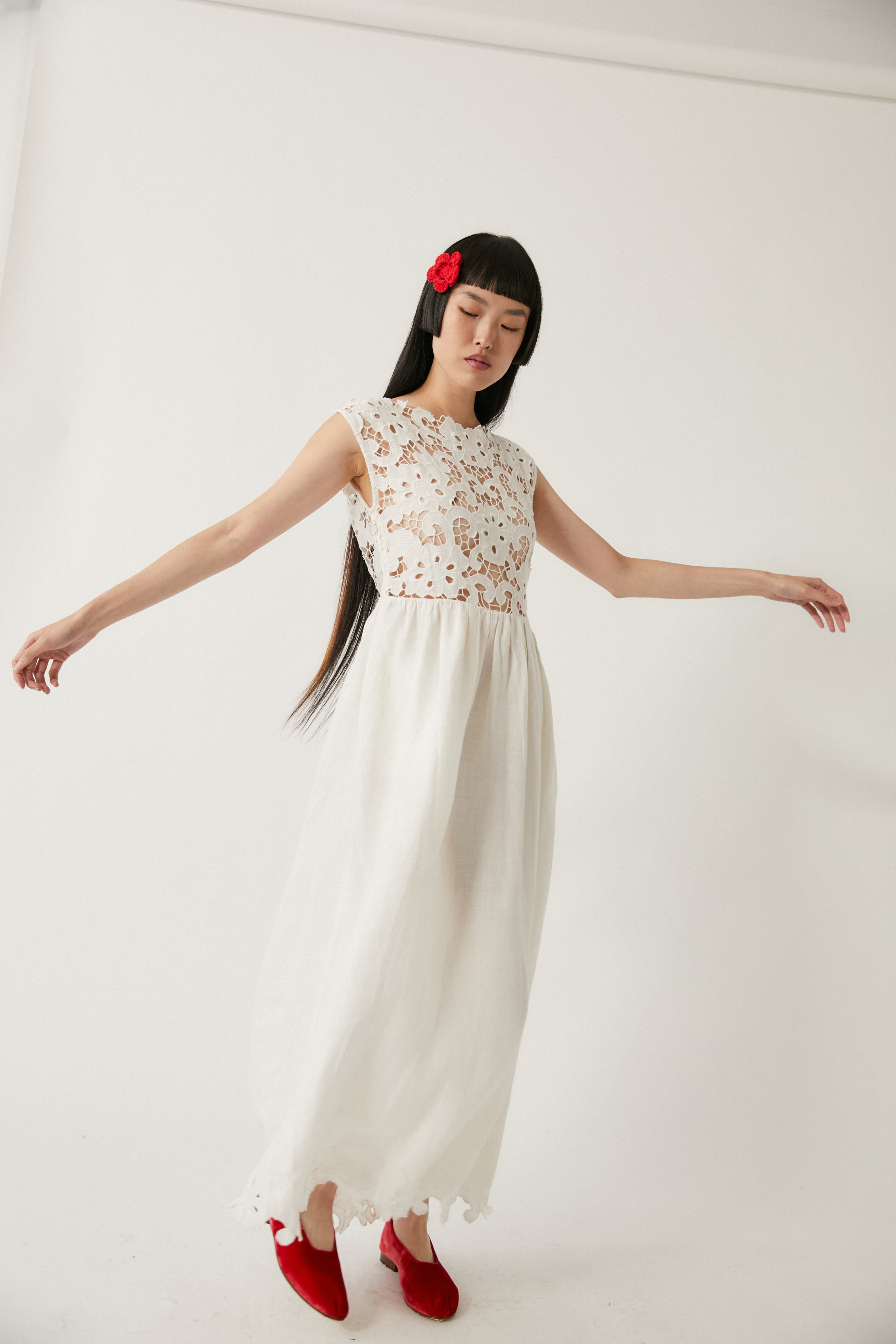 Chacarita Cutwork Embroidery Dress