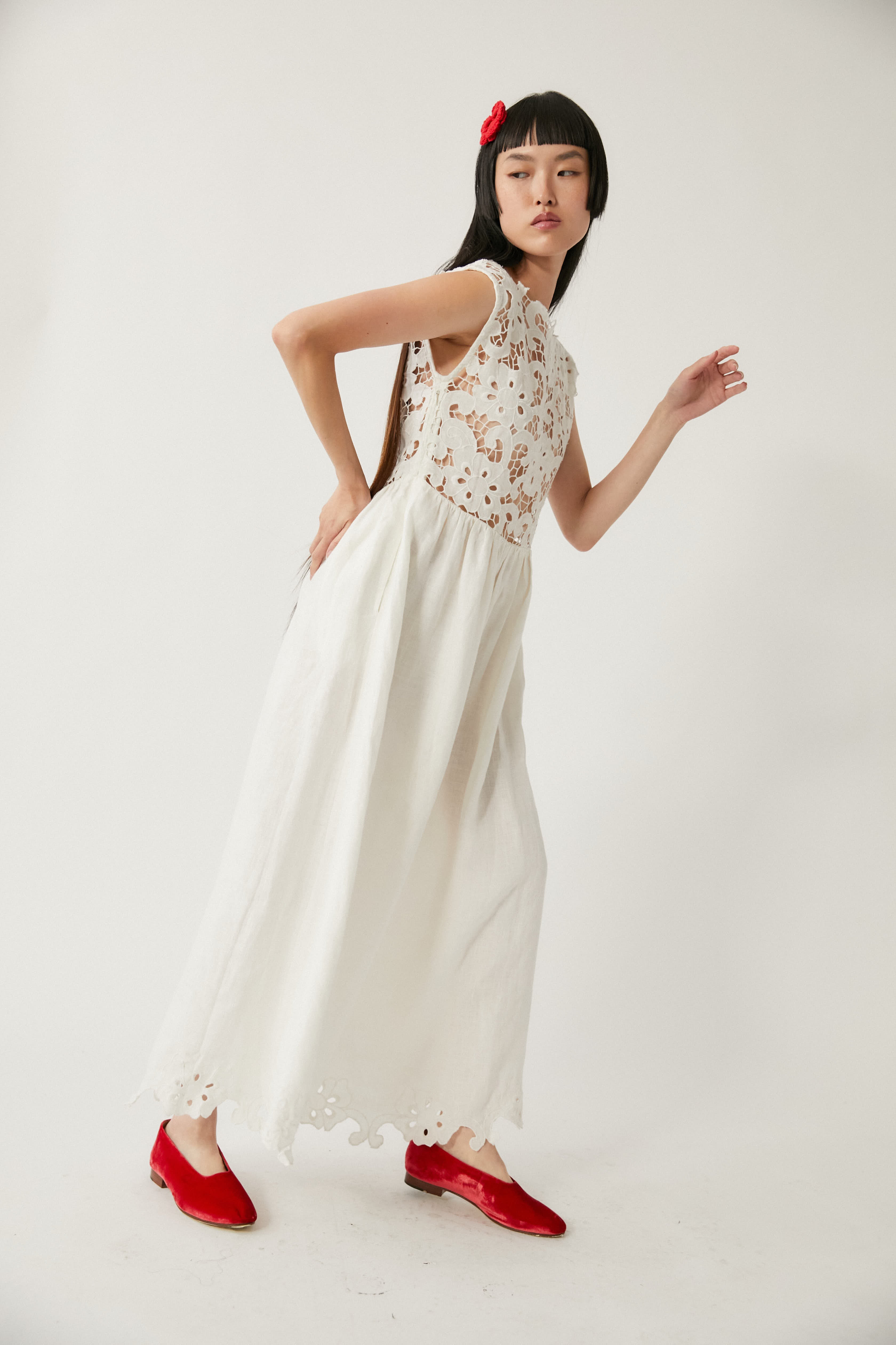 Chacarita Cutwork Embroidery Dress