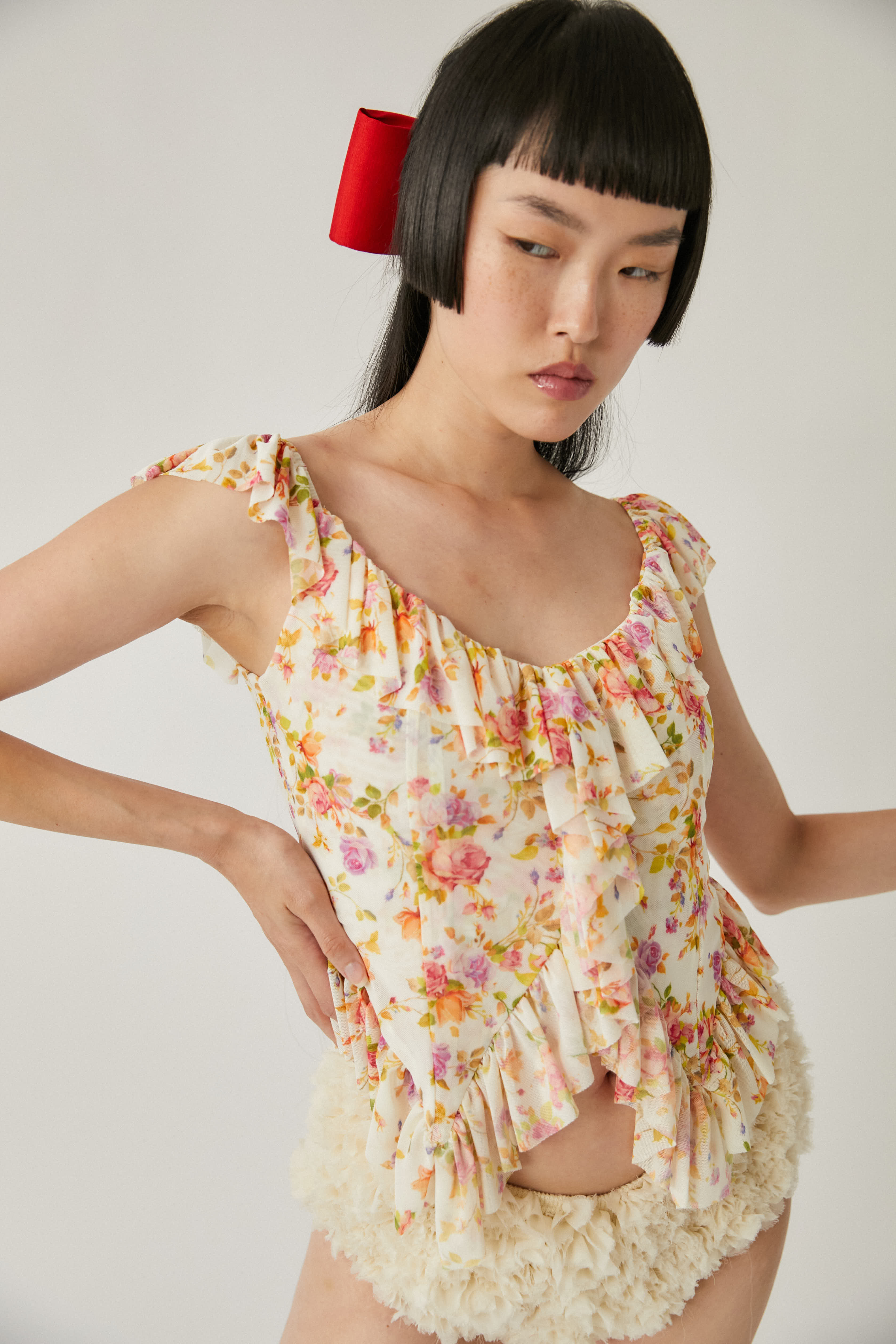 Caspia Ruffle Top
