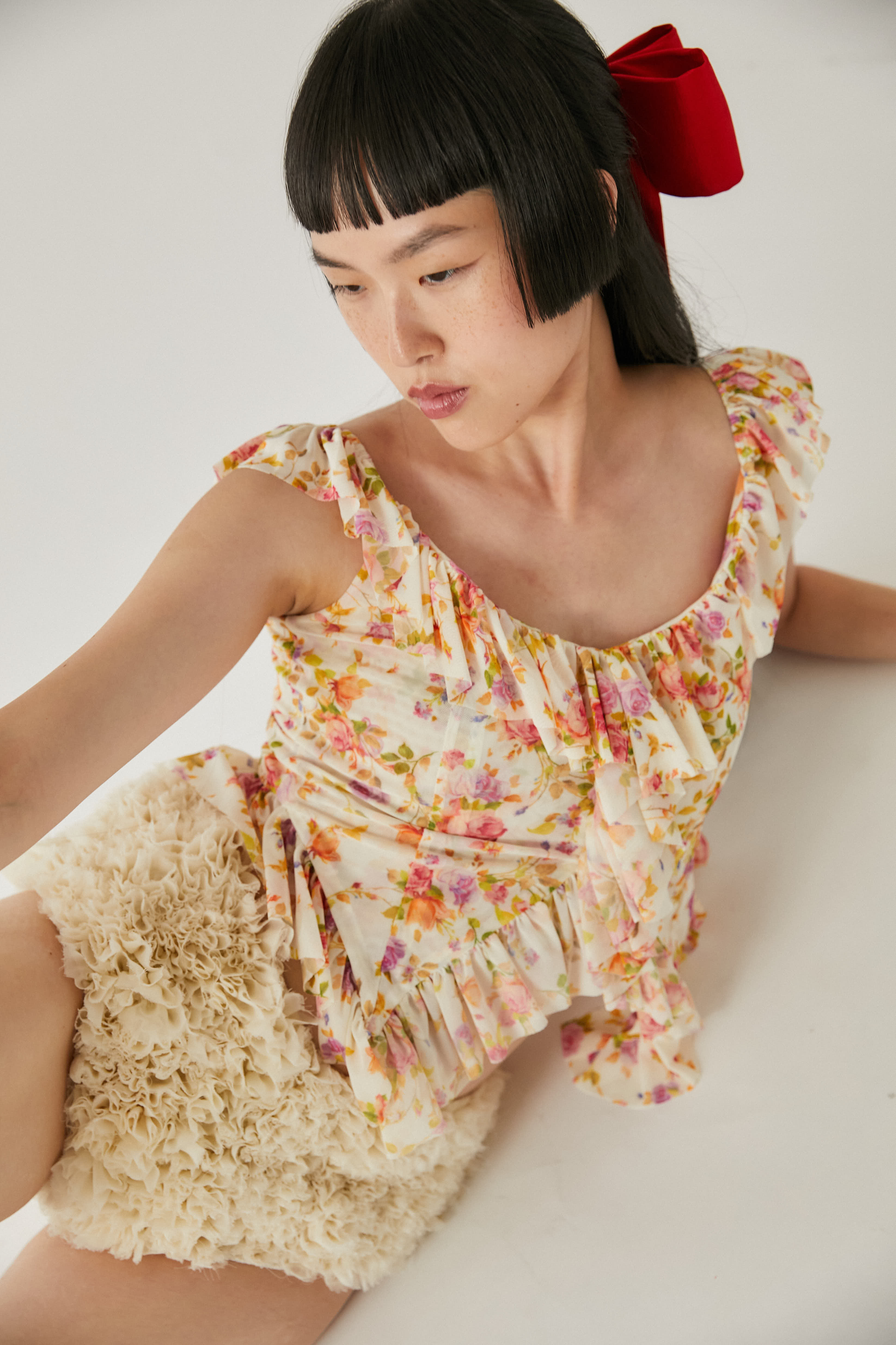 Caspia Ruffle Top