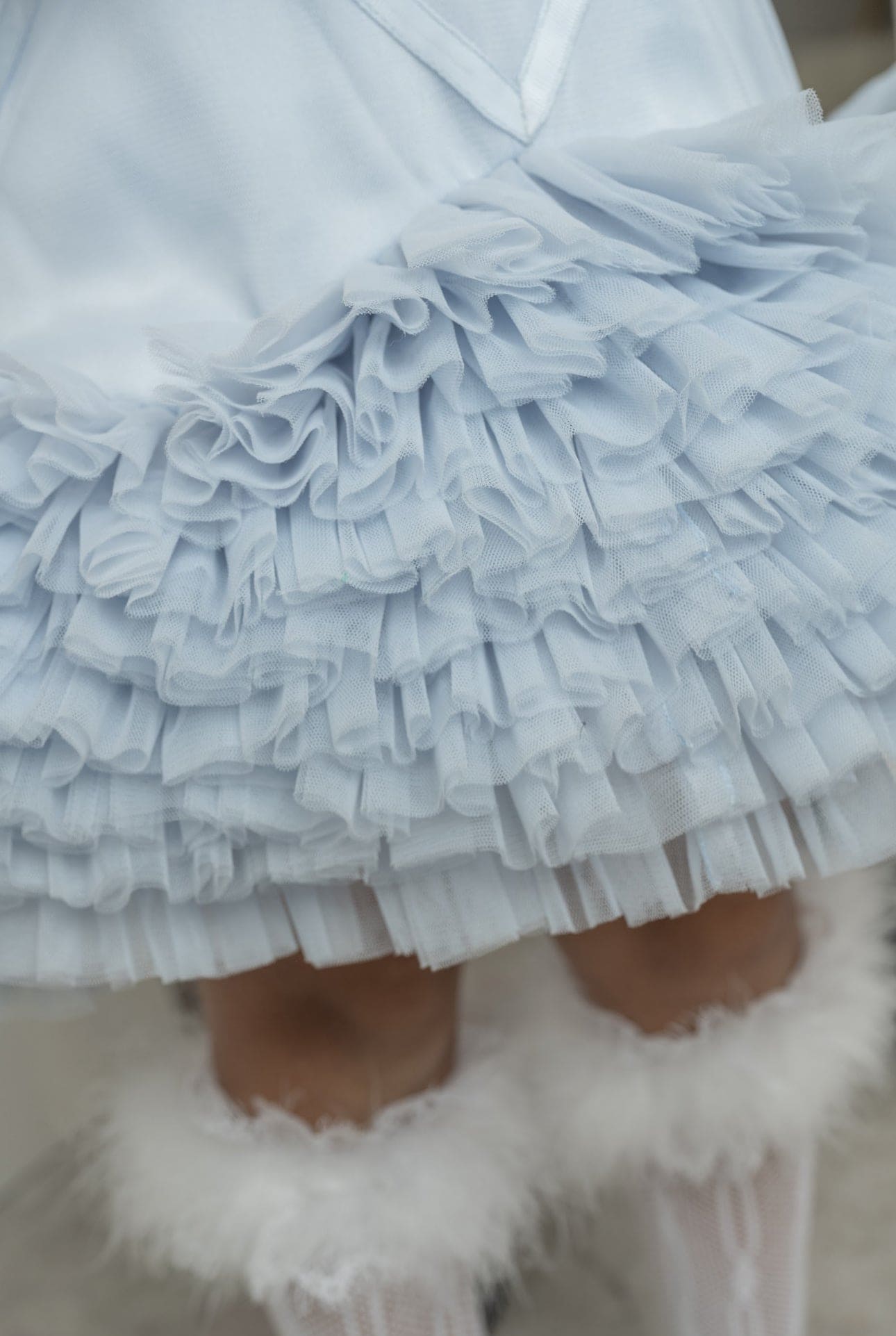 Skylar Blue Tulle Tutu Dress - Petite Maison Kids