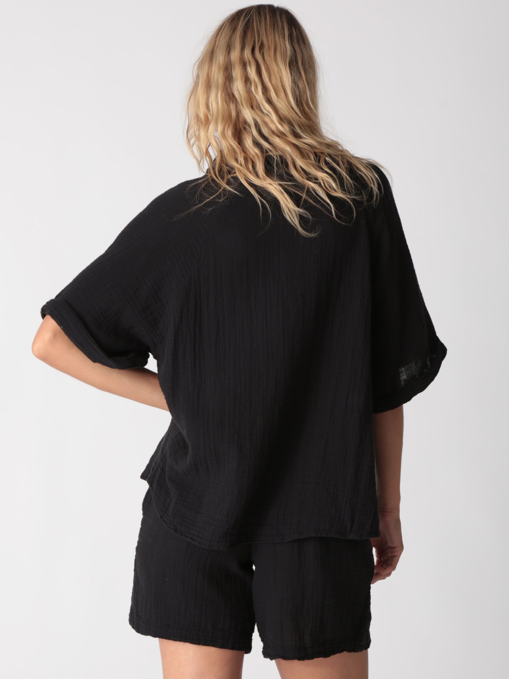 Kauai Gauze Top - Onyx