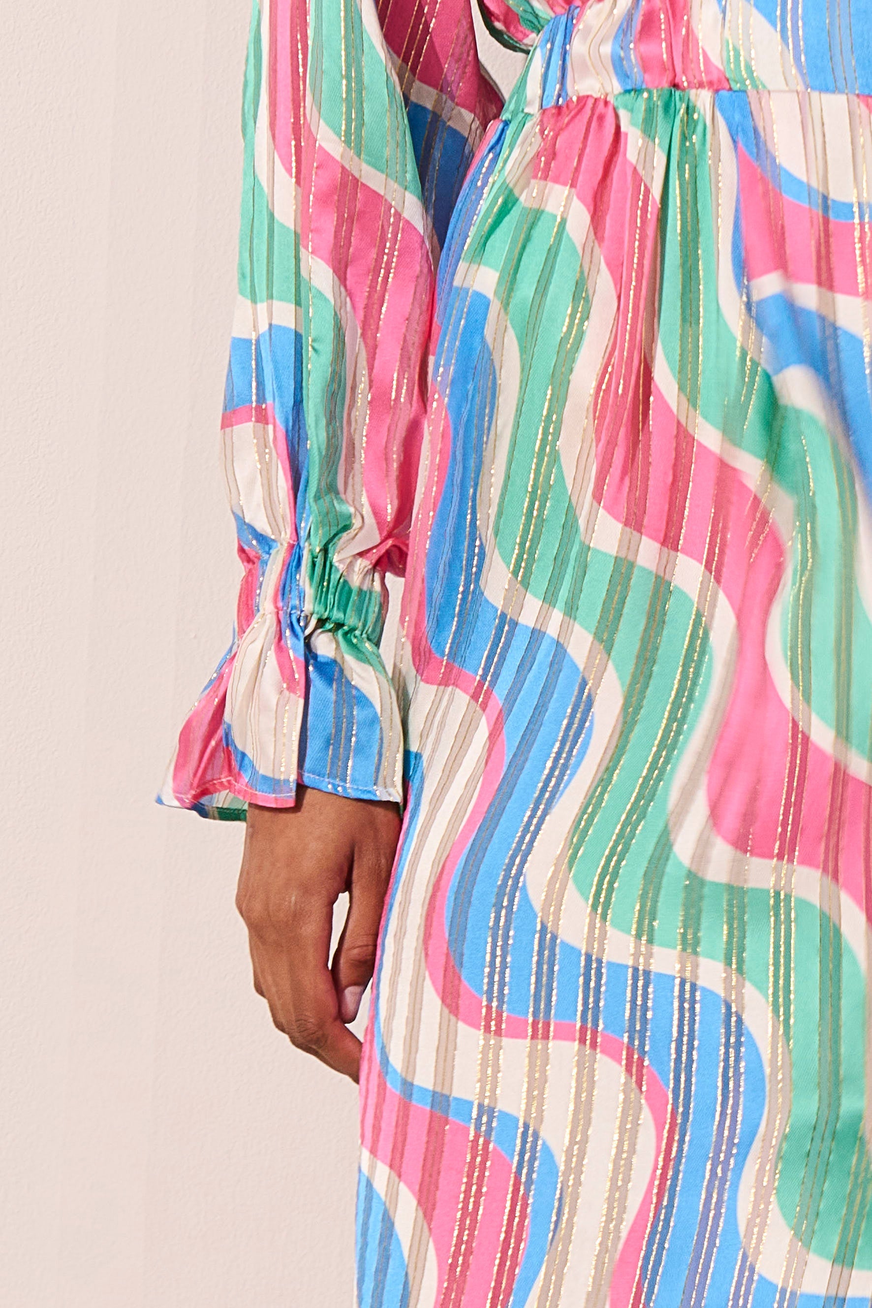 Image of product named synesthesia silk mary jane dress by Paolita London