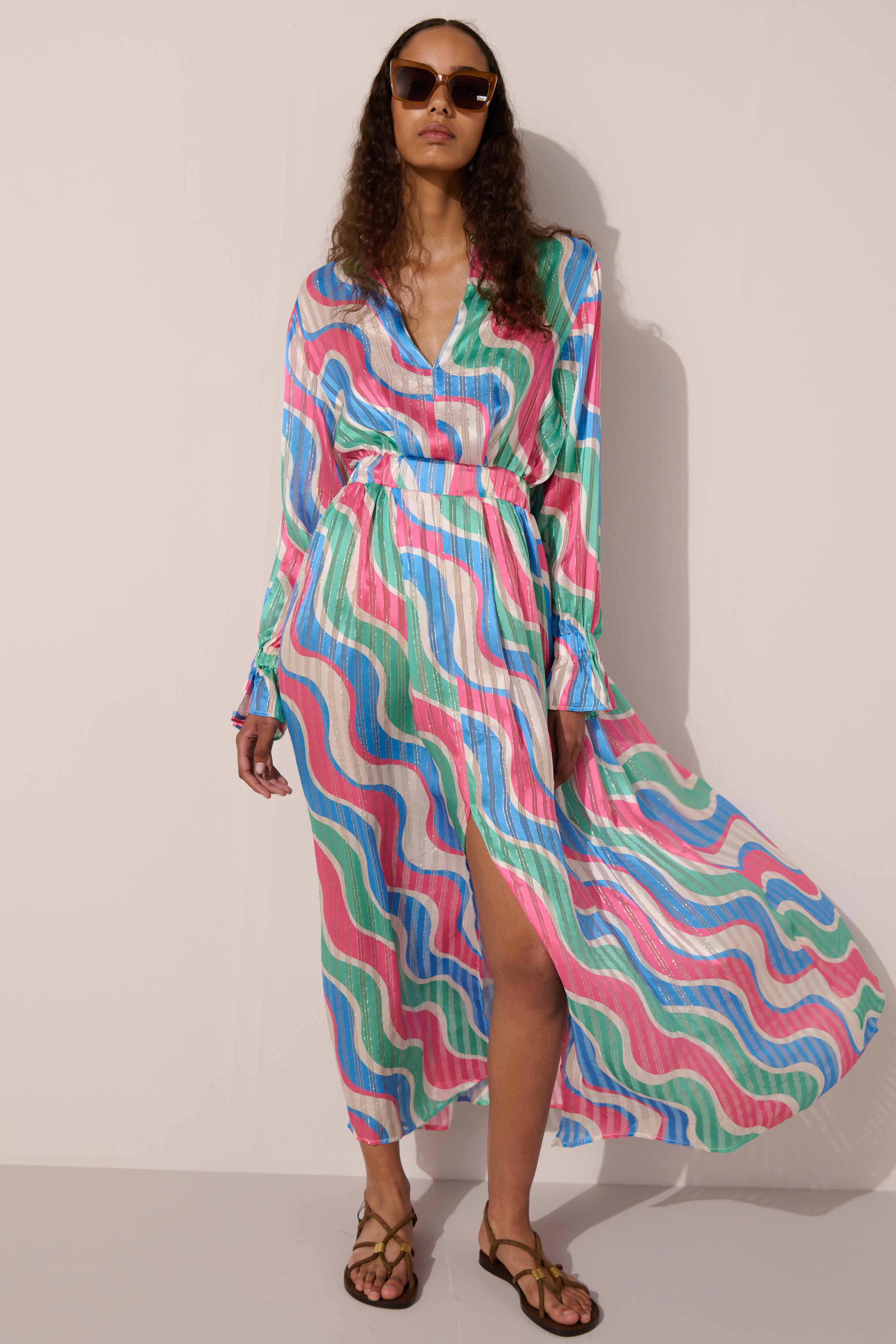 Image of product named synesthesia silk mary jane dress by Paolita London