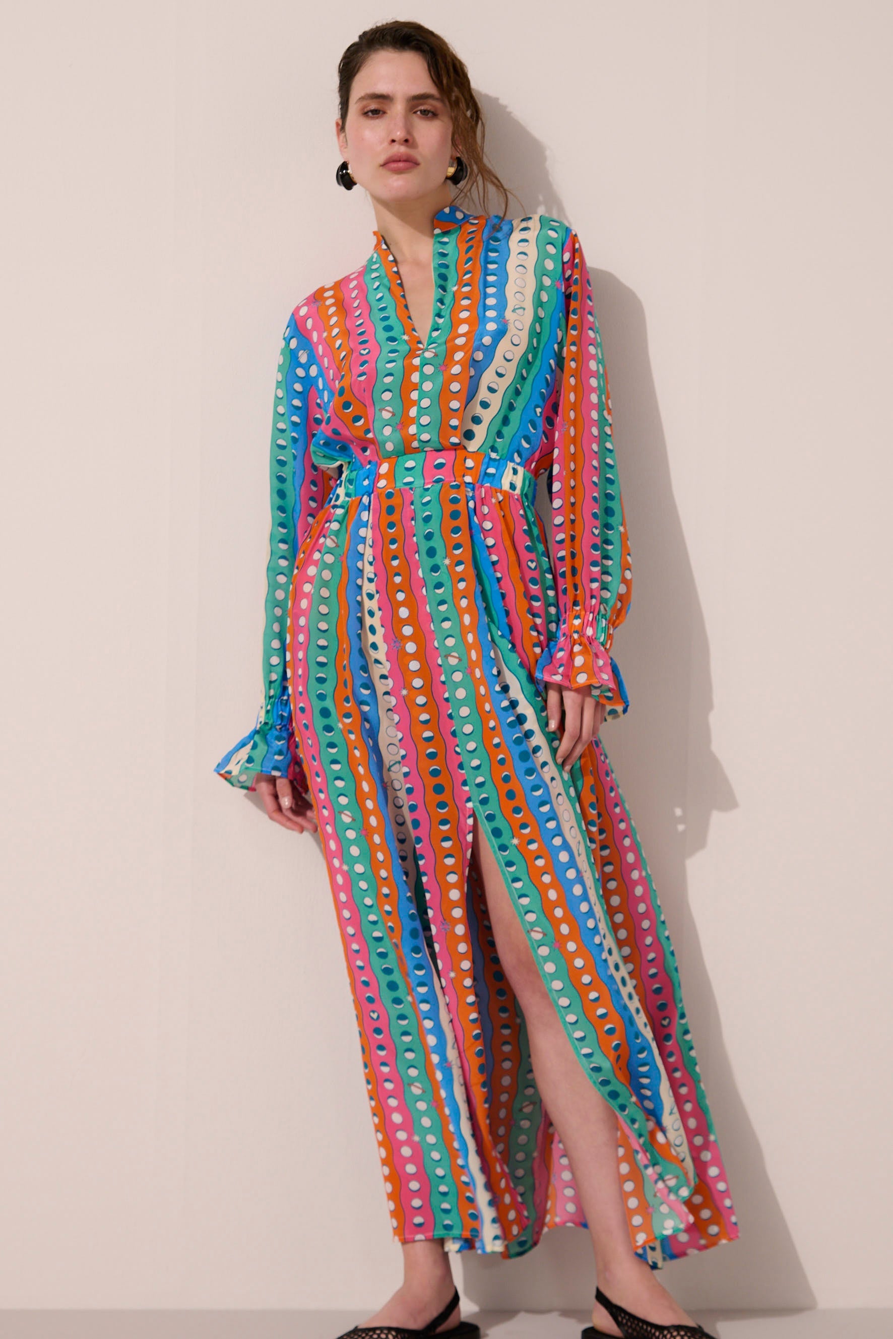 Image of product named moonshine silk mary jane dress by Paolita London