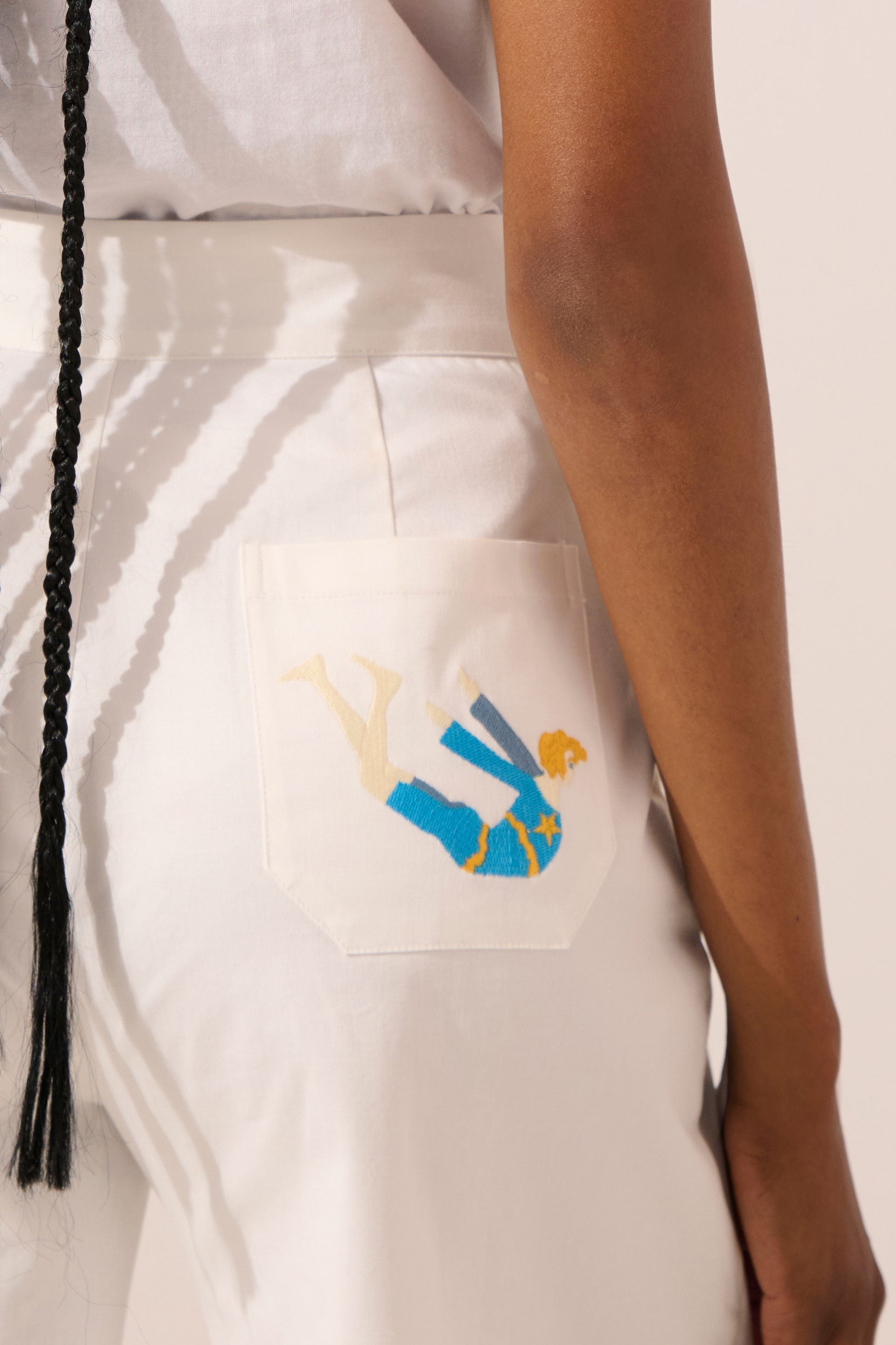 Image of product named venus cream nautical trouser by Paolita London