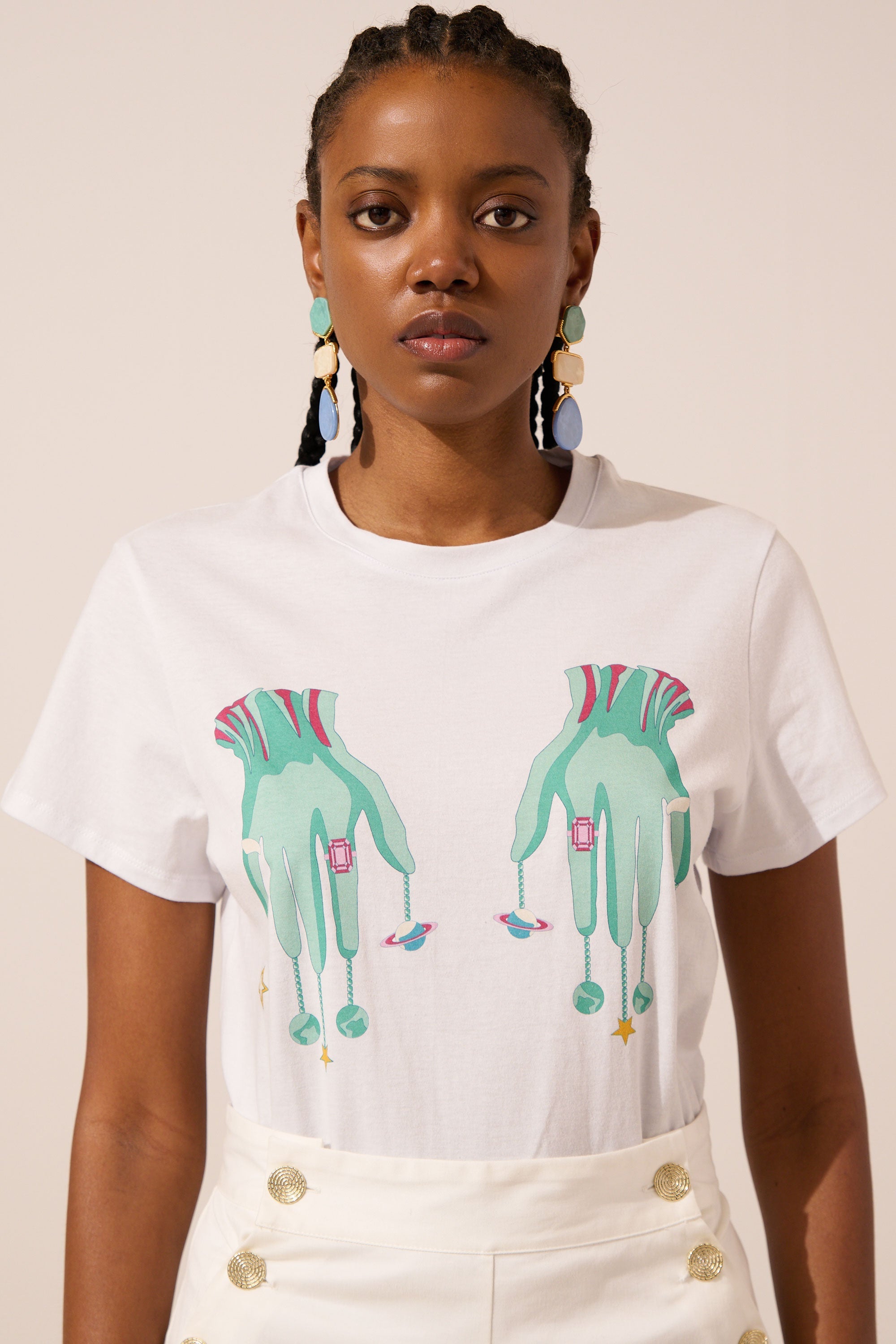 Image of product named astroelevator t shirt by Paolita London