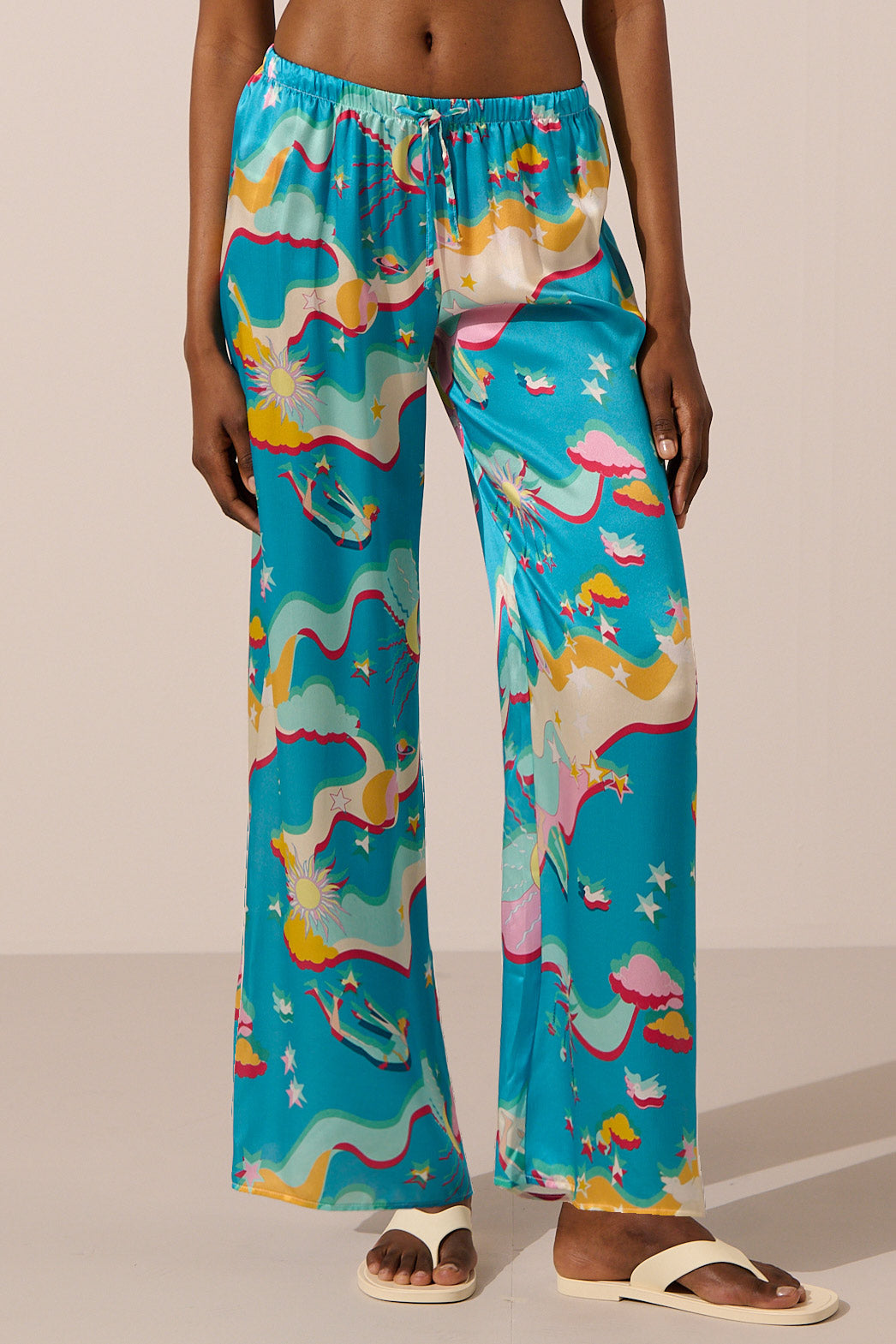 Image of product named astroelevator pigalle silk trousers by Paolita London