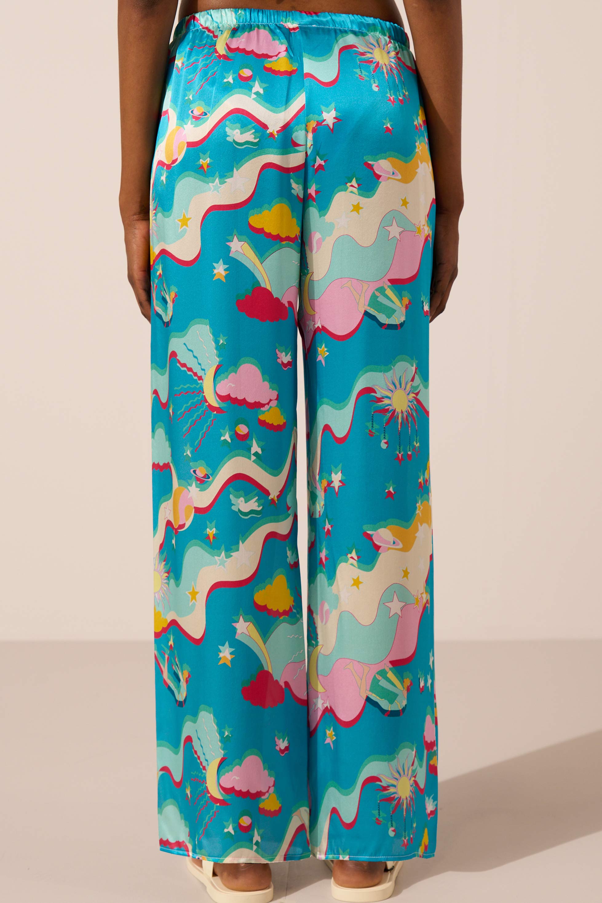 Image of product named astroelevator pigalle silk trousers by Paolita London