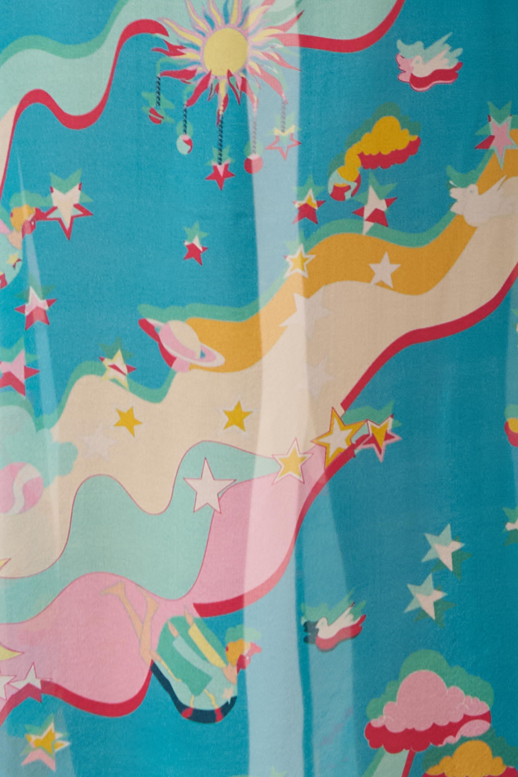 Image of product named astroelevator silk marisa kimono by Paolita London