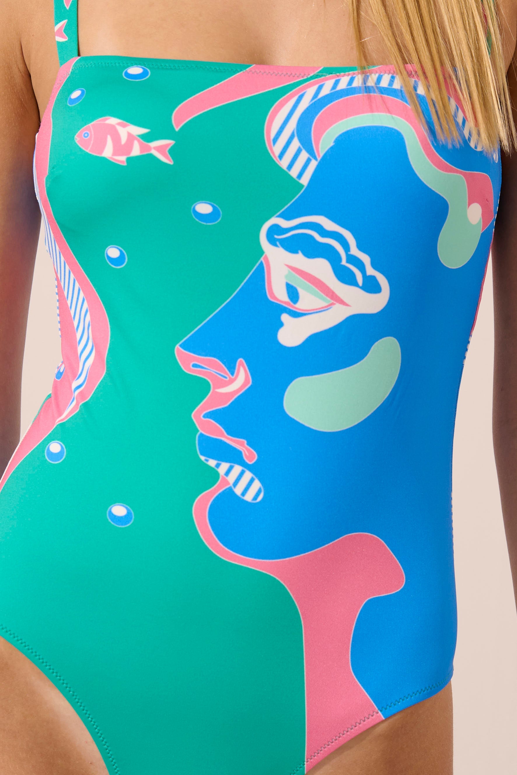 Image of product named underwater dreamer athena one piece by Paolita London