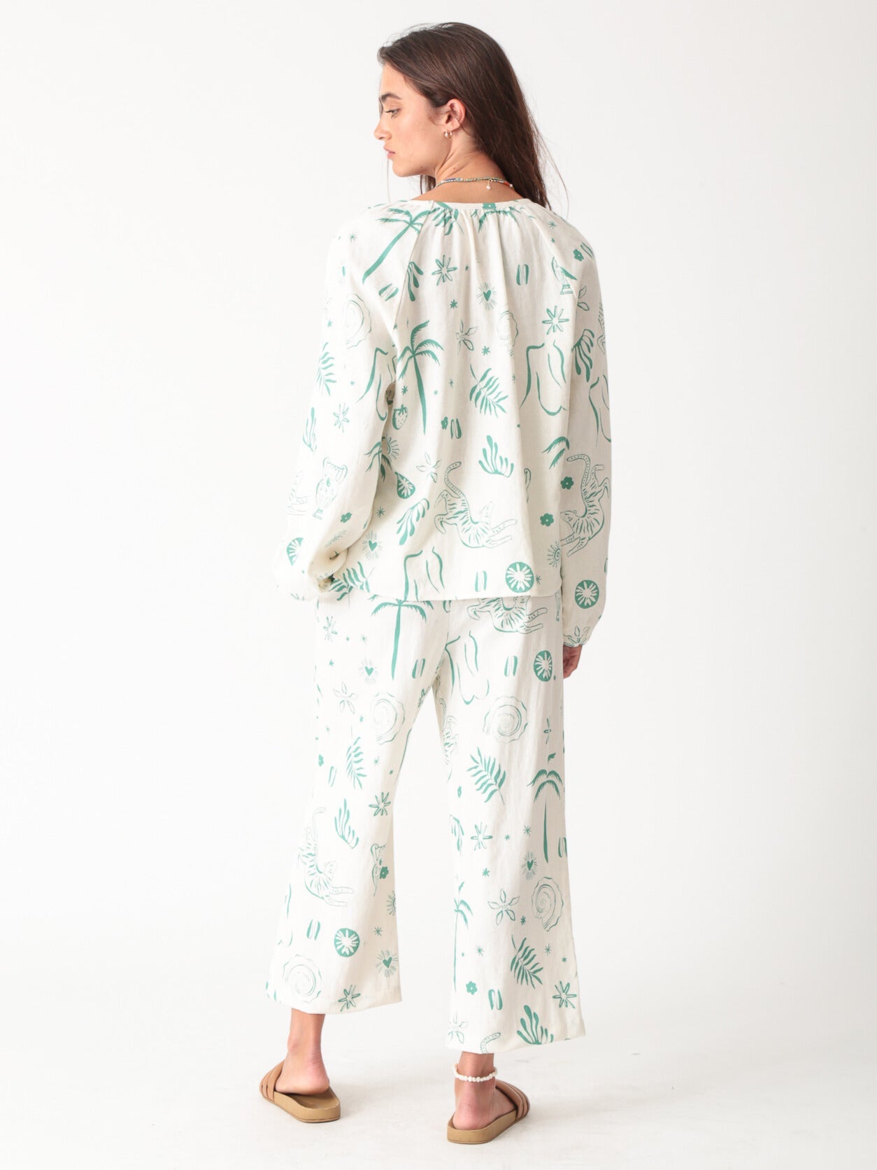 Sail Linen Pant - Dream Graphic