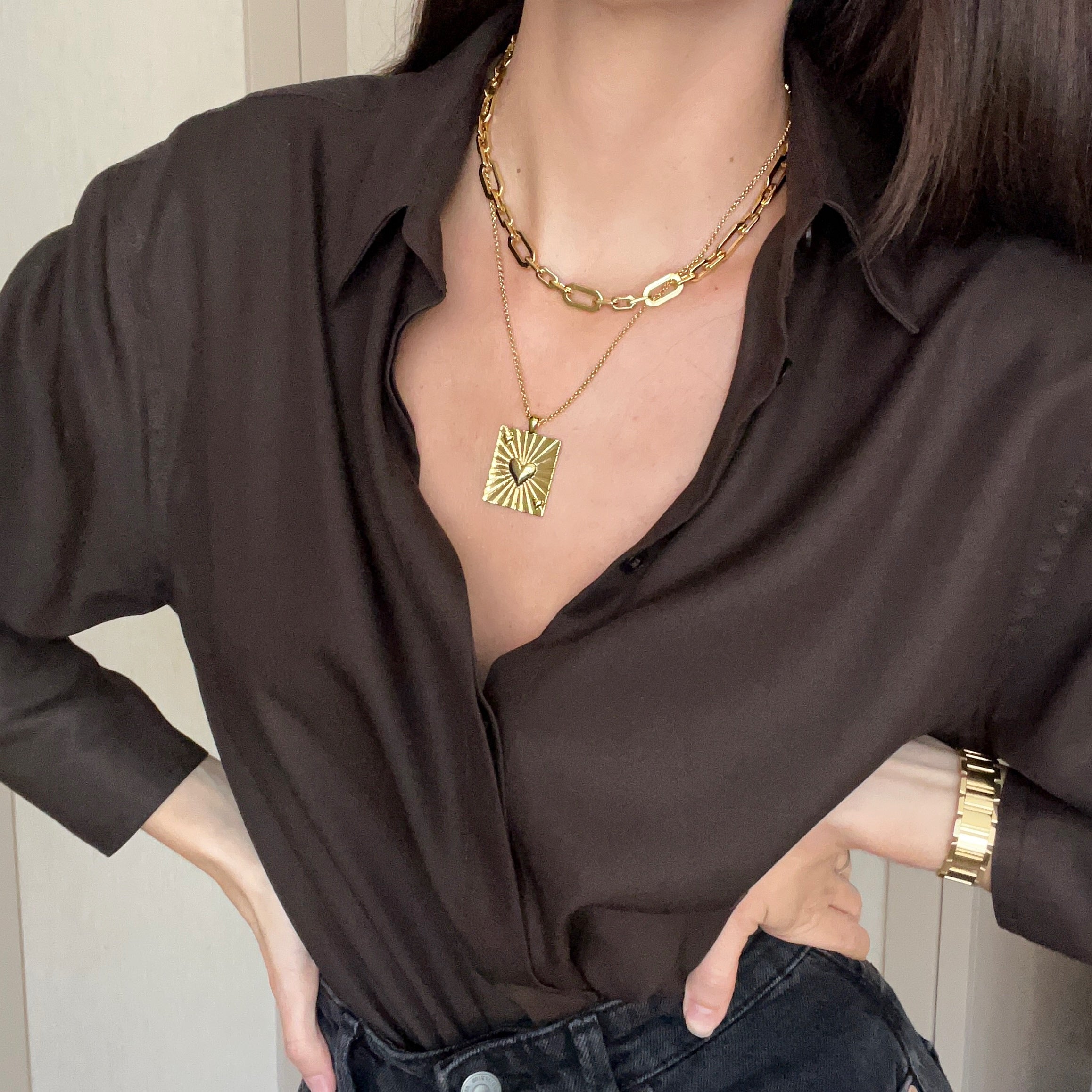 Heart On My Sleeve Pendant Necklace