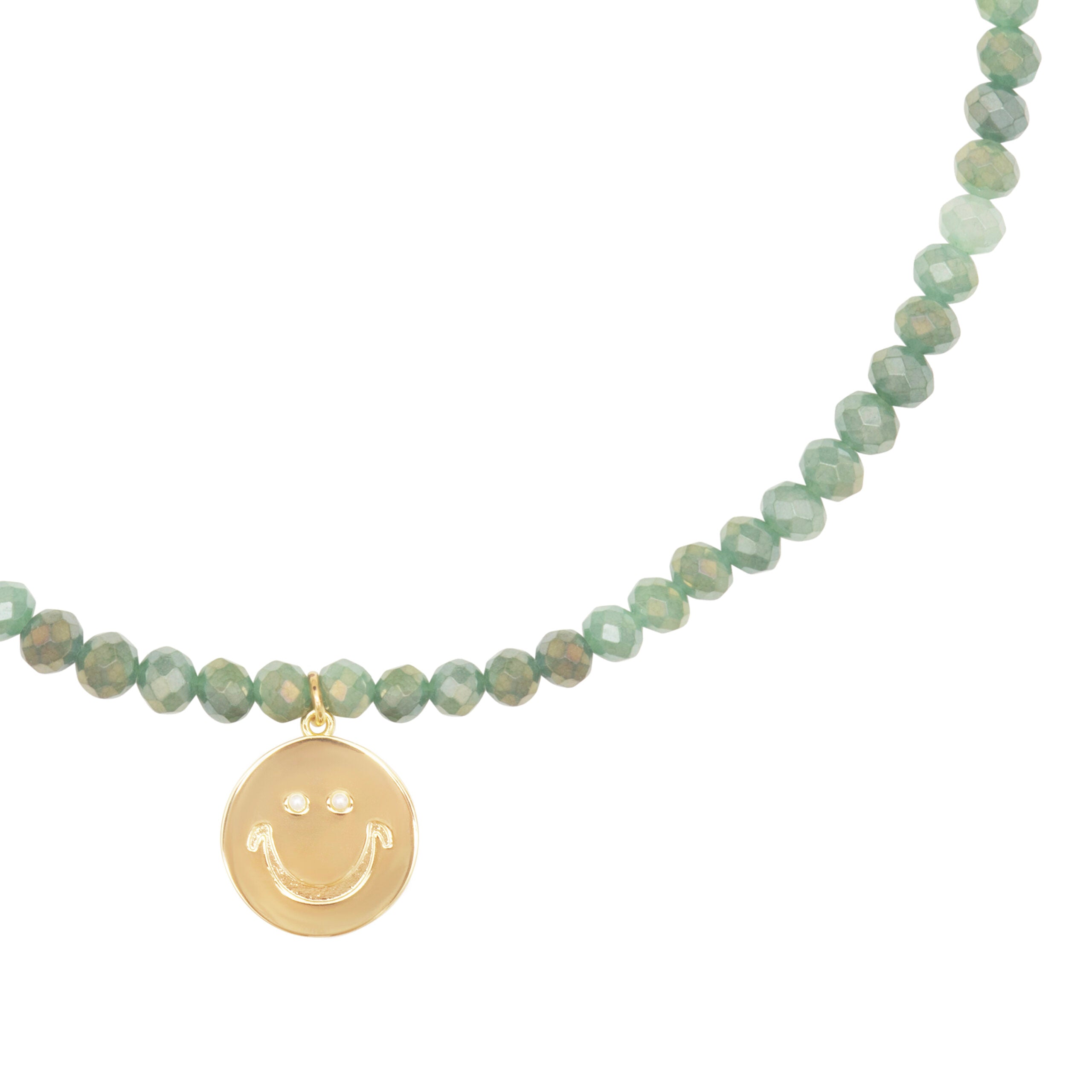 Have A Nice Day Necklace- Green