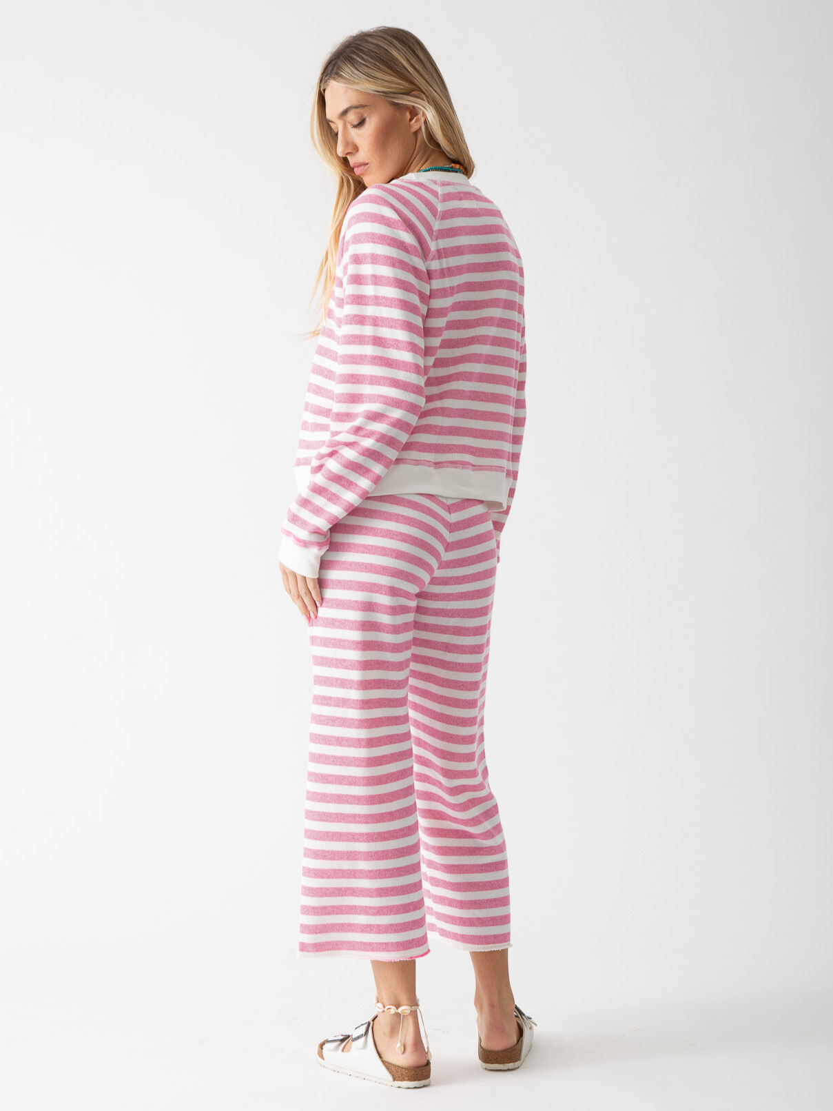 Ojai Pant - Malibu Pink Stripe