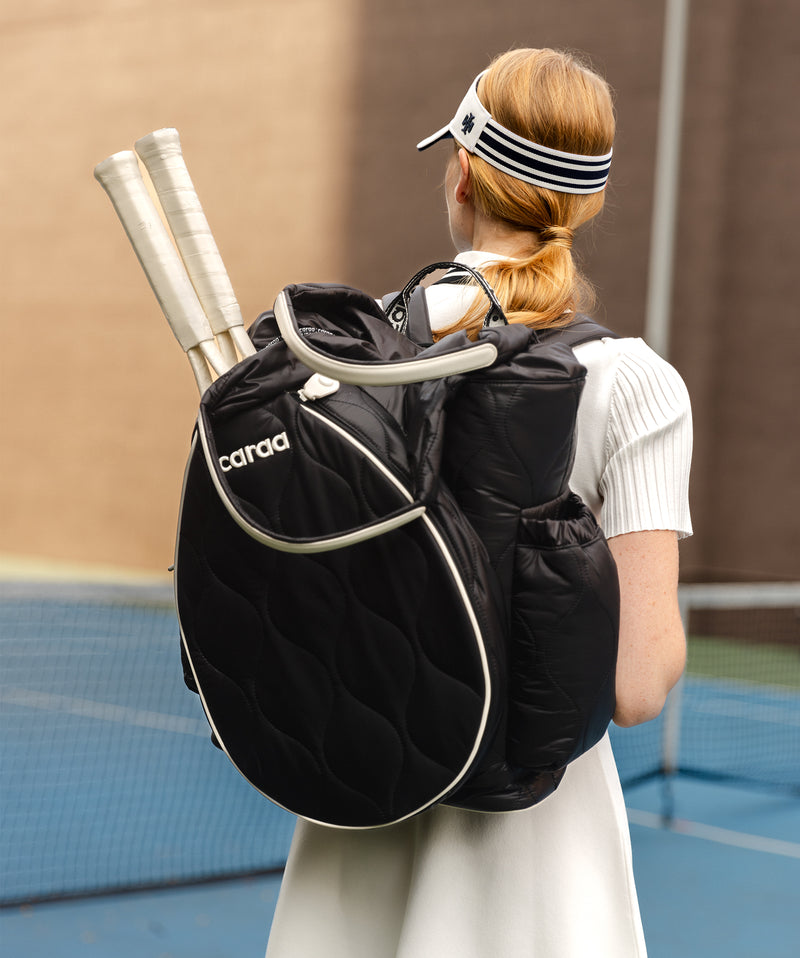 Tennis Backpack Tote In Black