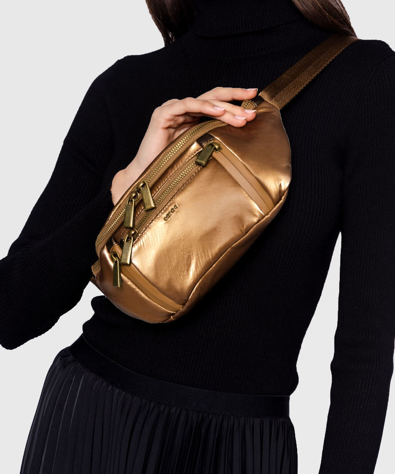 Sling Small Nylon In Gold