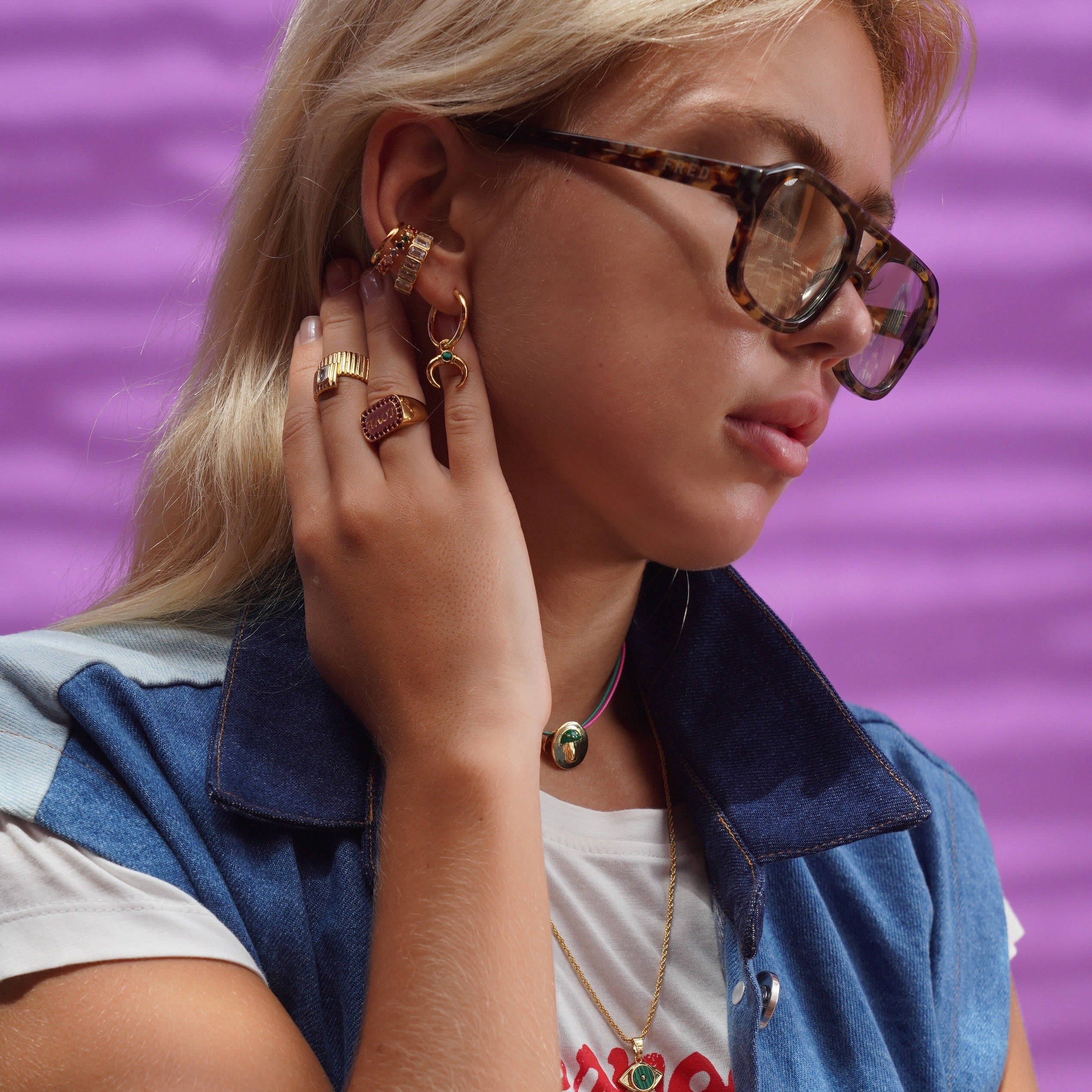 Mythical Horn Earrings