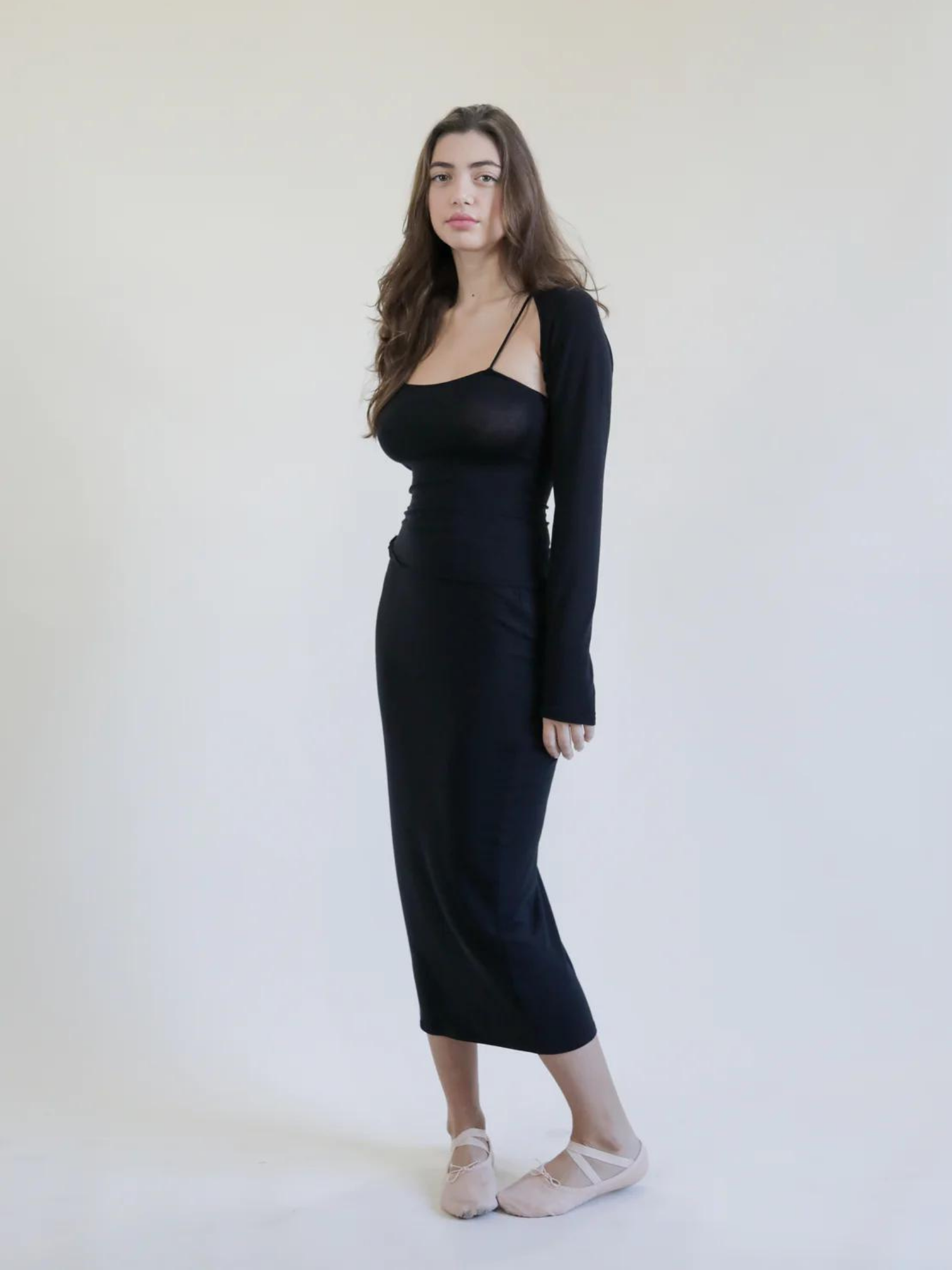 MERINO SKIRT LONG + RECYCLED