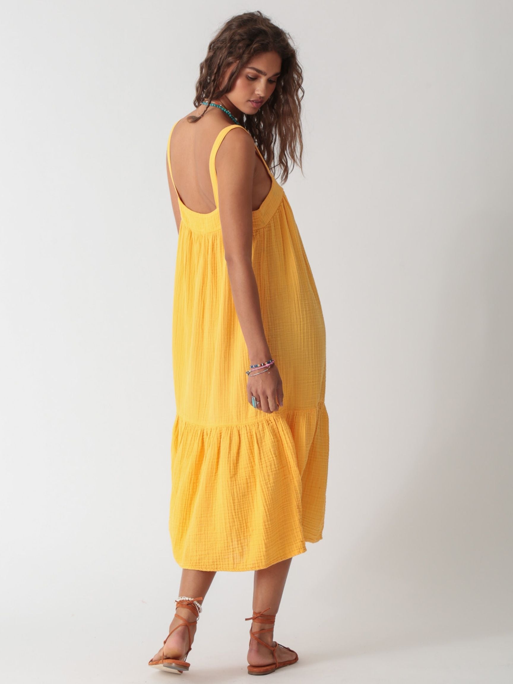 Addison Dress - Sunflower