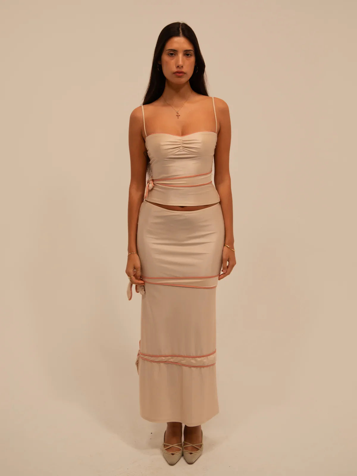 CUPCAKE TOP IN METALLIC